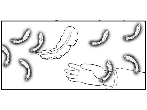 サンプル画像1:ラ○ライブ！3コマ漫画「EDのPVでハネを使いすぎた結果」(ゆるふわ研究所) [d_528089]