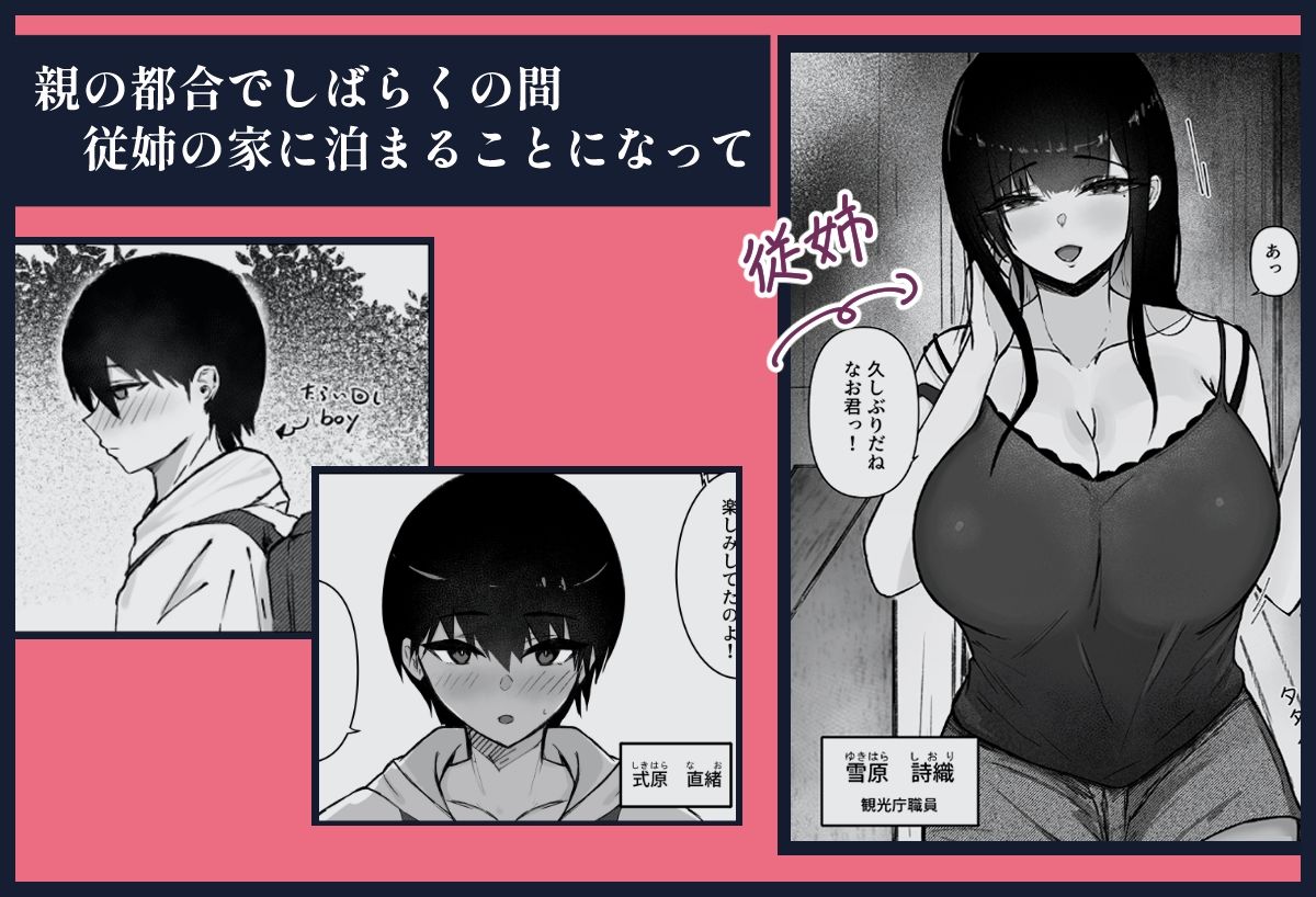 サンプル画像1:いとこのお姉ちゃん家でお泊りセックス(おぐらそうこ) [d_528283]