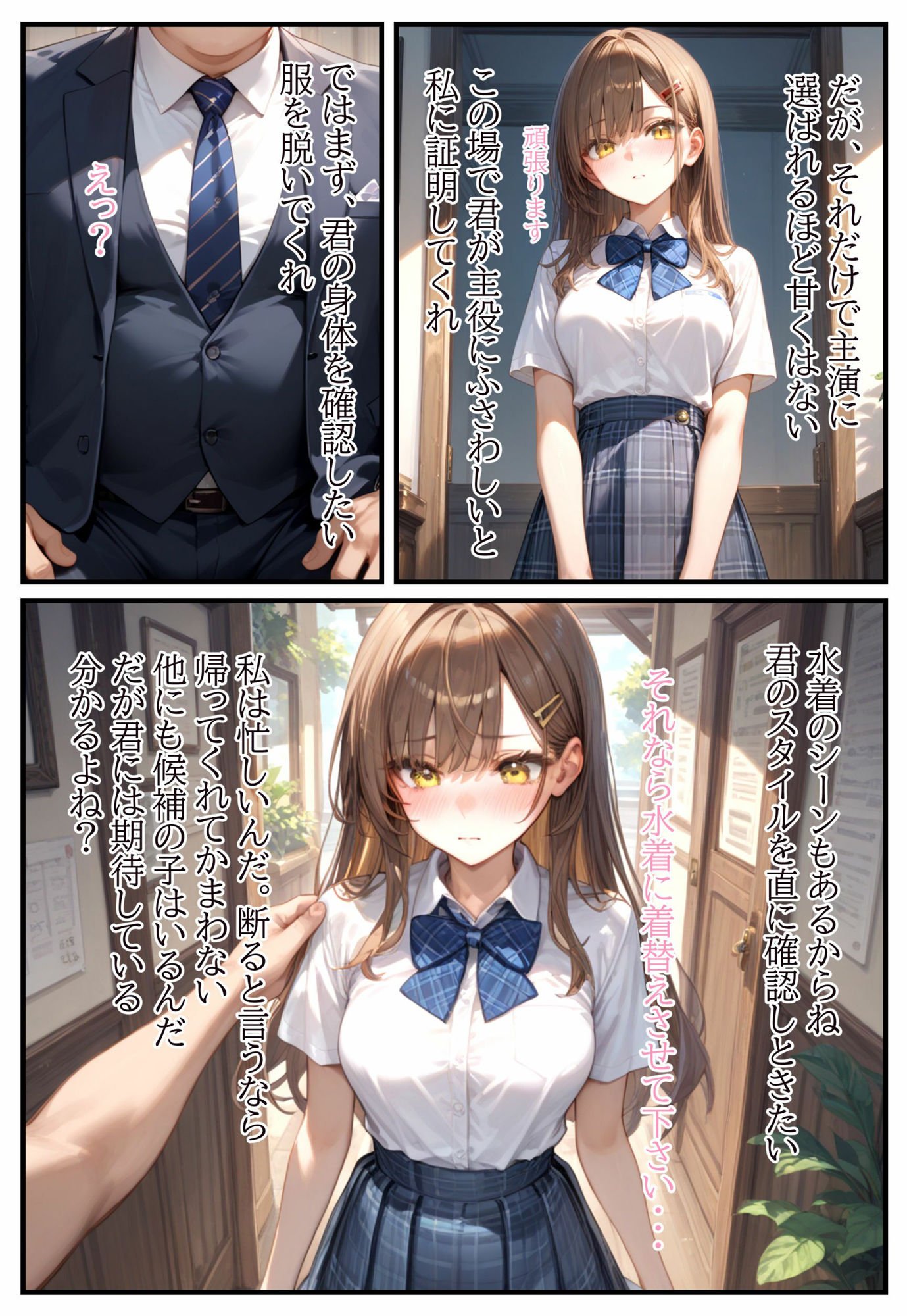 サンプル画像3:恥辱の涙・母のために、私は強くなる。(AIおぱいん屋) [d_528587]