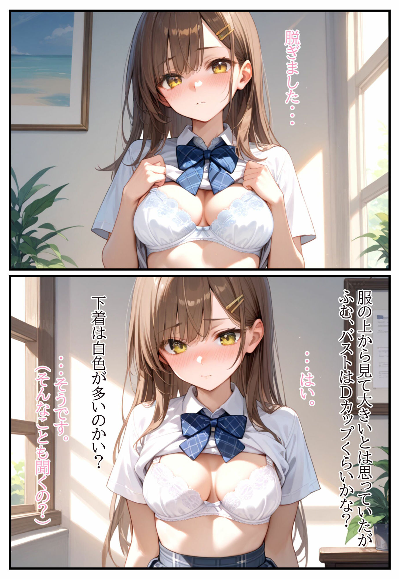 サンプル画像4:恥辱の涙・母のために、私は強くなる。(AIおぱいん屋) [d_528587]