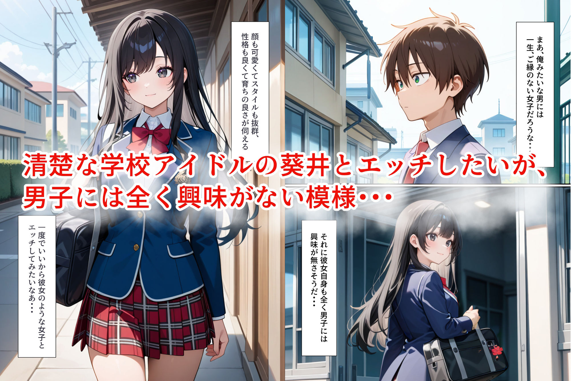 サンプル画像1:清楚な学校アイドルは実はむっつりスケベでセックスが大好きだった話(ぴちゆめ堂) [d_528671]