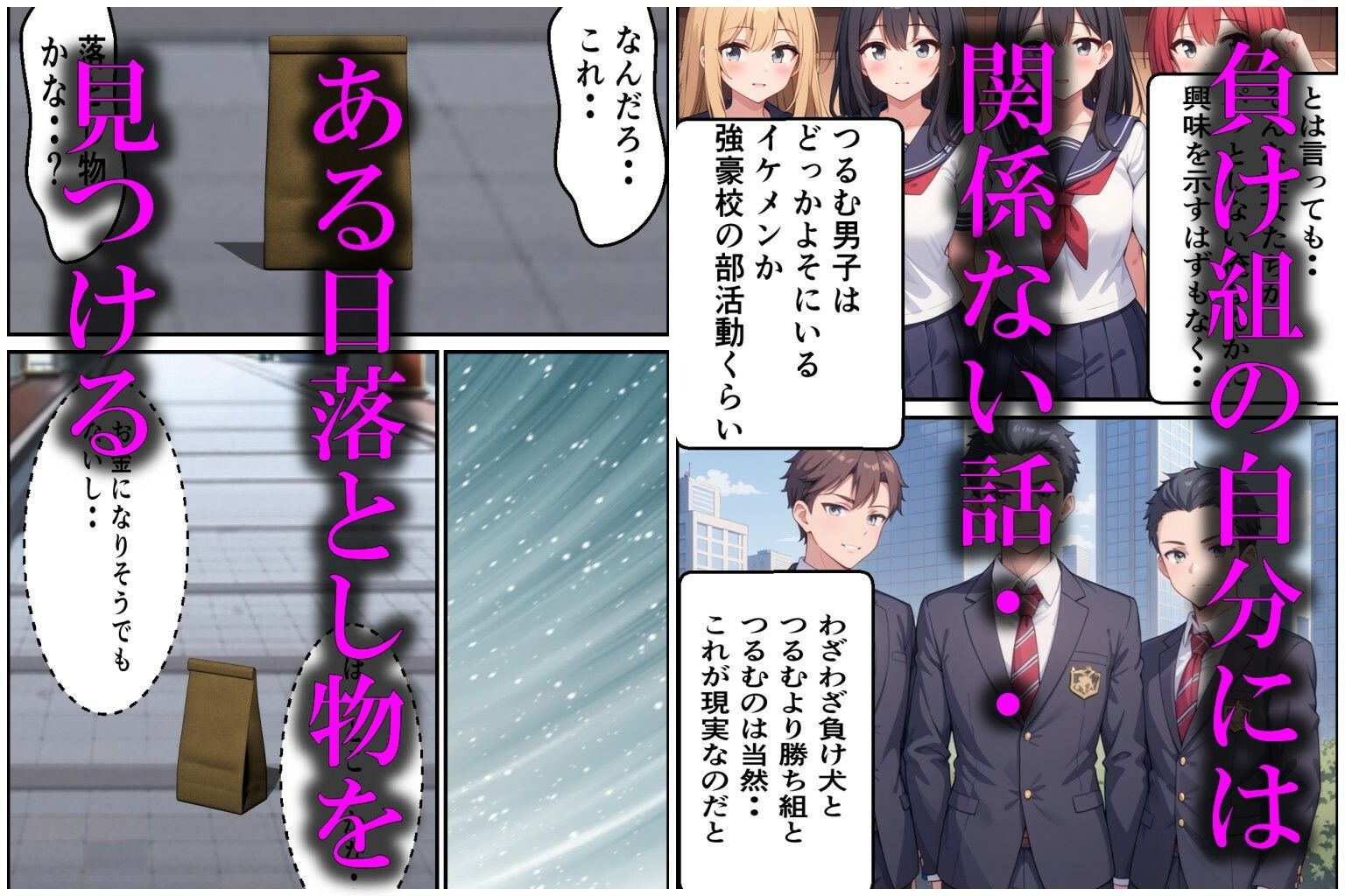 サンプル画像2:モテない俺の大逆転！  美少女支配(Pretty Sushi Girls) [d_529545]