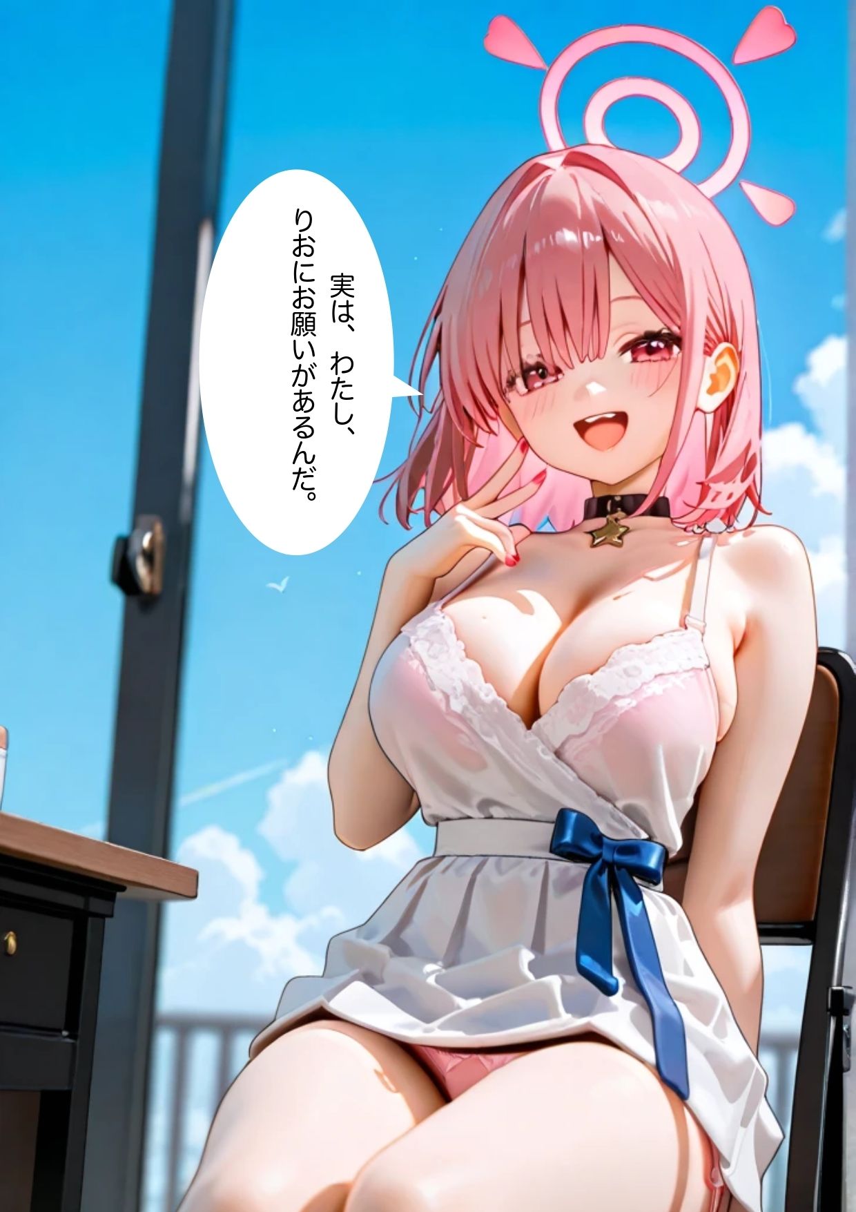 サンプル画像3:桜井ひな 藤崎りお 二人の秘密(AI美女ファンクラブ) [d_529857]