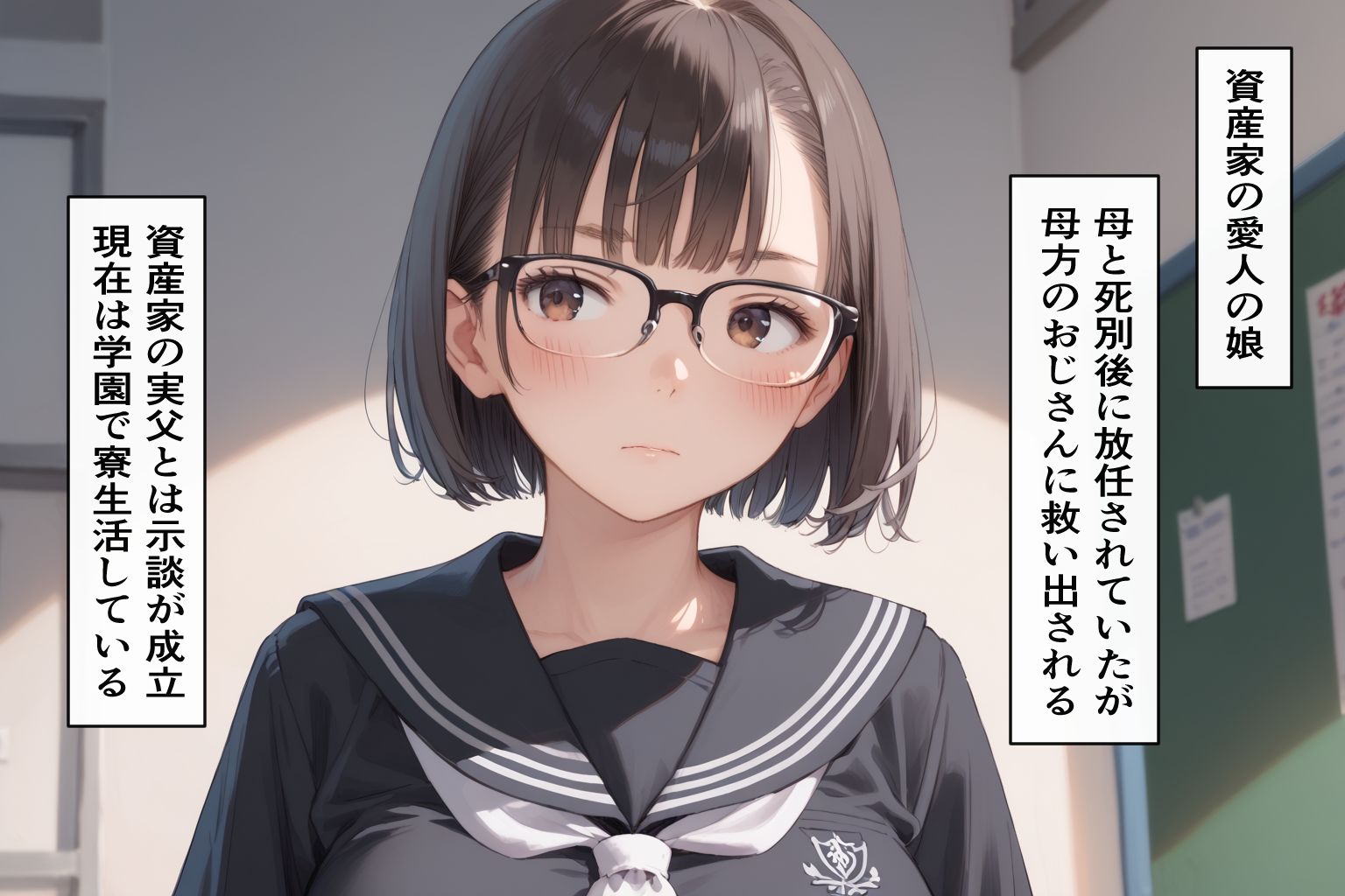 サンプル画像1:真冬のふたりぼっち(AIシコリえっち) [d_530508]