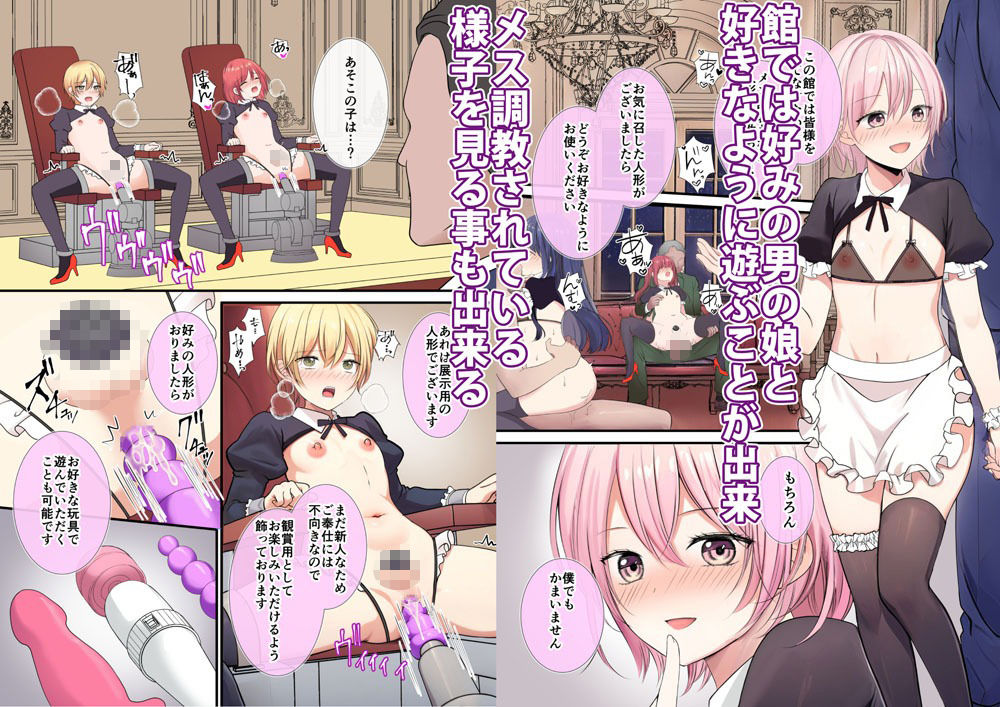 サンプル画像3:人形館―メスとして調教された男の娘イチヤ―(ホシカゲラボ) [d_530839]