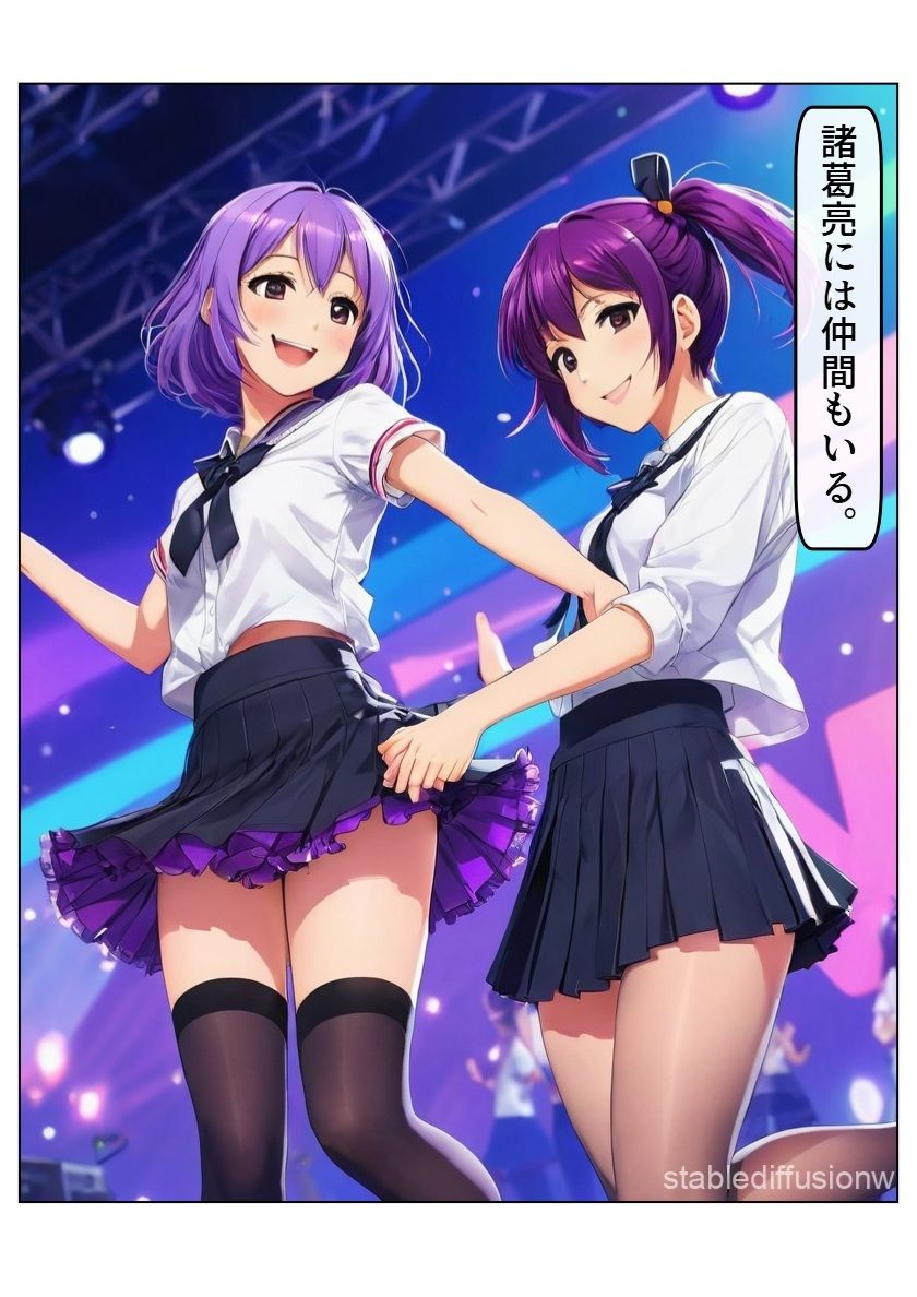 サンプル画像1:アイドル三国時代IX 紫(サン・マテリアル) [d_531634]