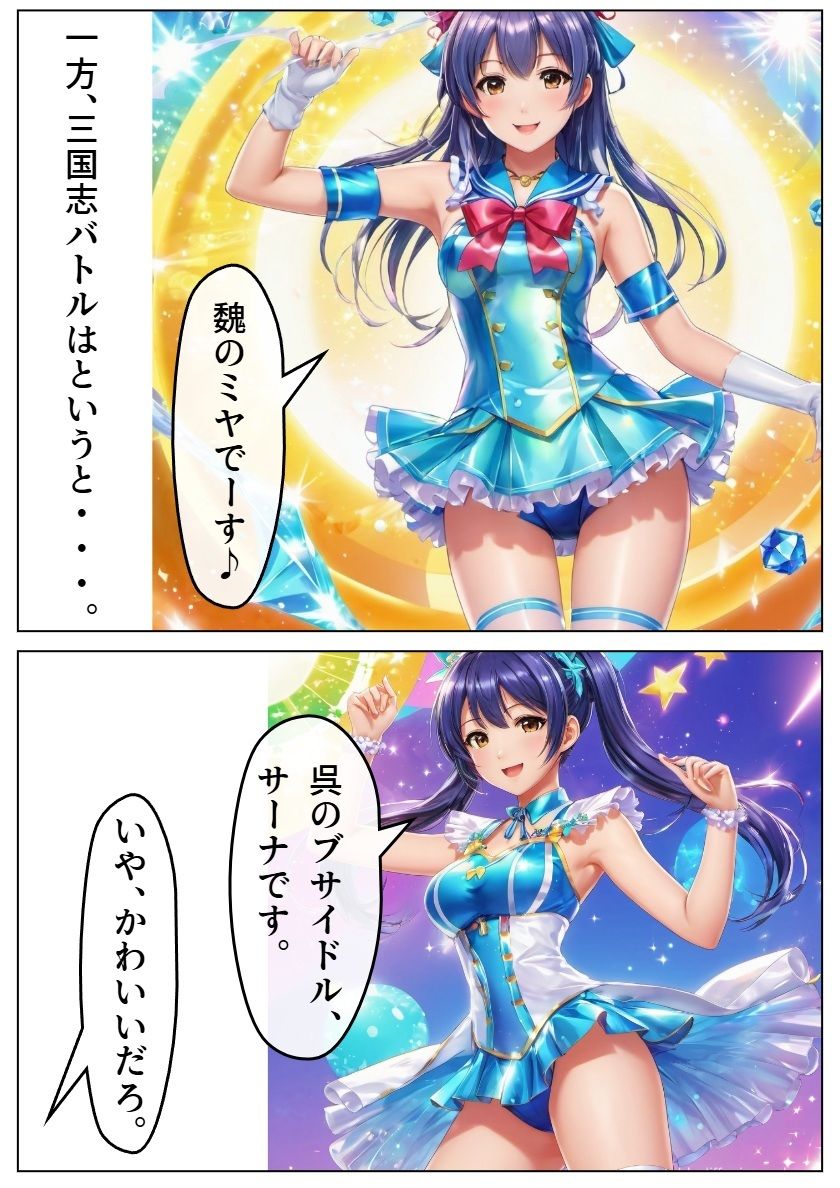 サンプル画像2:アイドル三国時代IX 紫(サン・マテリアル) [d_531634]