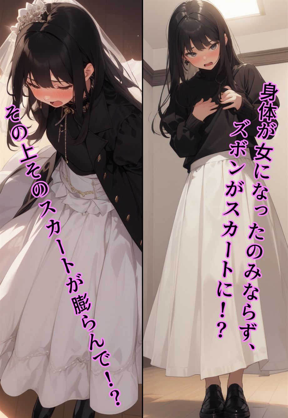 サンプル画像3:ブライド・ハウス〜入ったら「花嫁」化する物件に入居した男〜(真城の秘宝館) [d_531741]