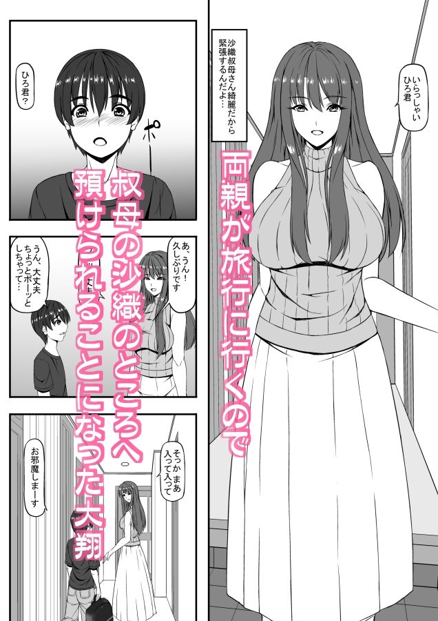 サンプル画像1:大好きな叔母の家に泊まることになった僕は…(葉月の猫) [d_532902]