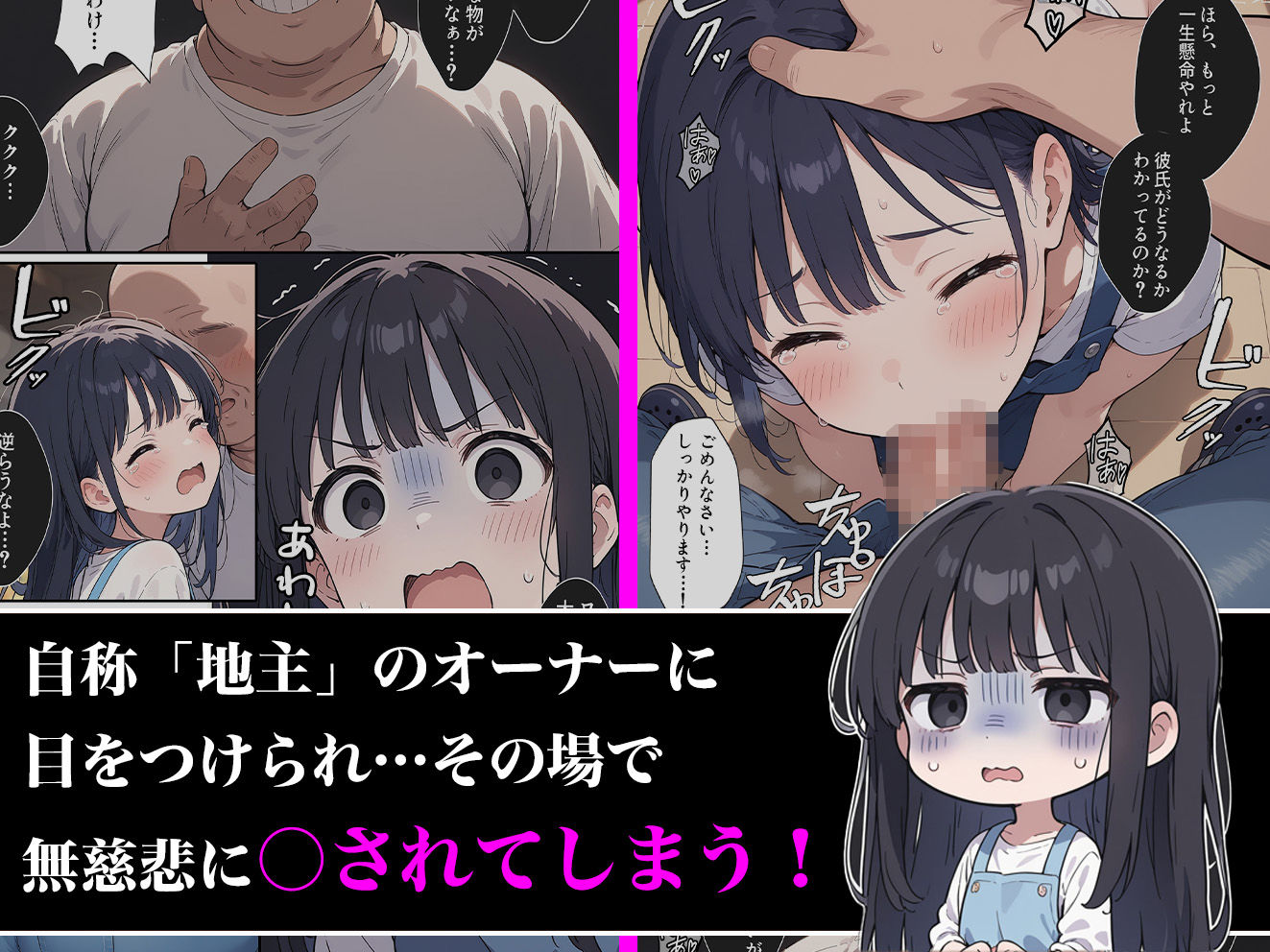 サンプル画像3:花屋の看板娘がオーナーに寝取られちゃう話(aiもみむ出版) [d_533018]