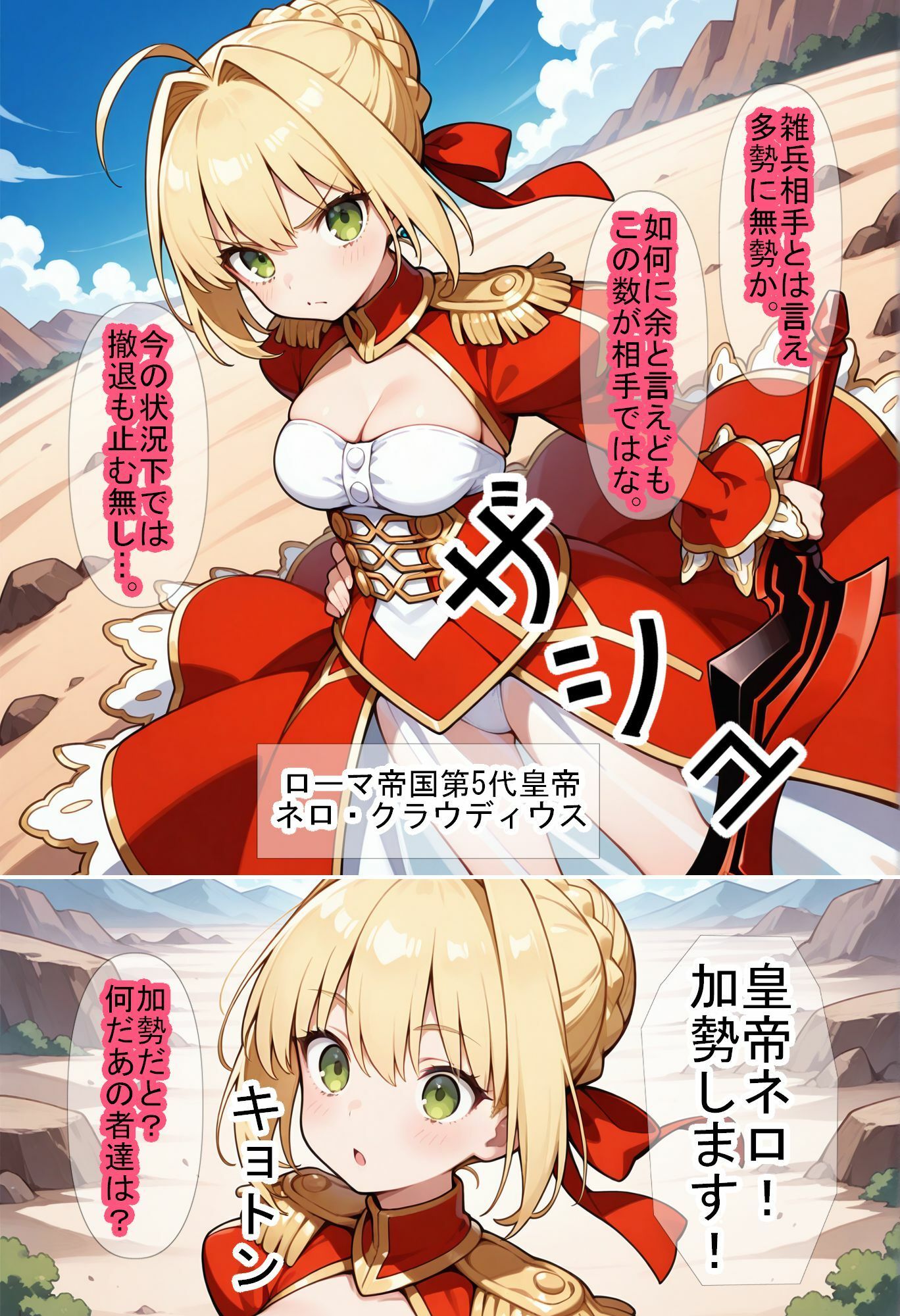 サンプル画像4:【F〇Oの世界に入ってしまったら？】〜女サーヴァントにエロい事し放題だった件〜 3(魔術師プロトン2D) [d_538011]