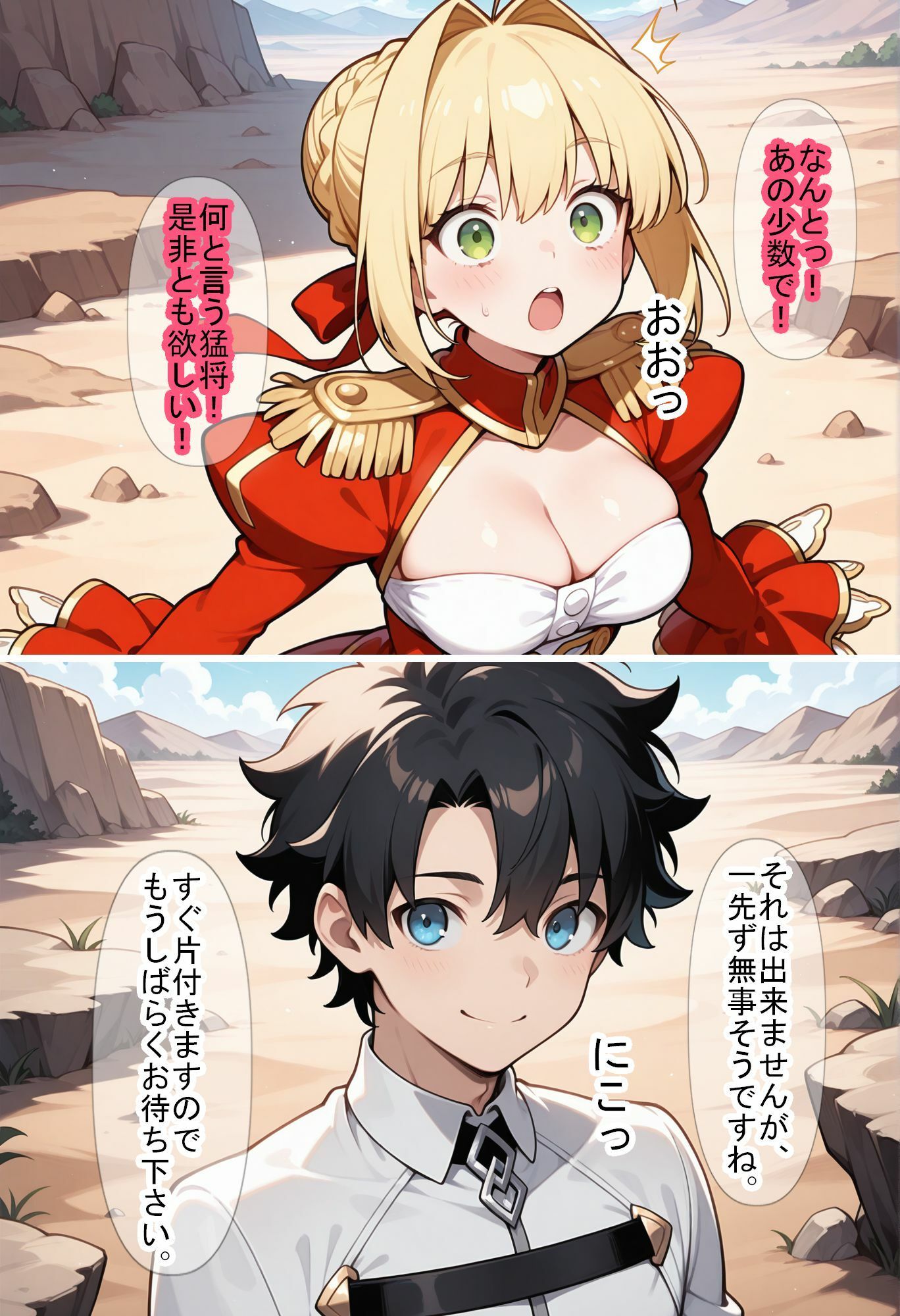 サンプル画像6:【F〇Oの世界に入ってしまったら？】〜女サーヴァントにエロい事し放題だった件〜 3(魔術師プロトン2D) [d_538011]