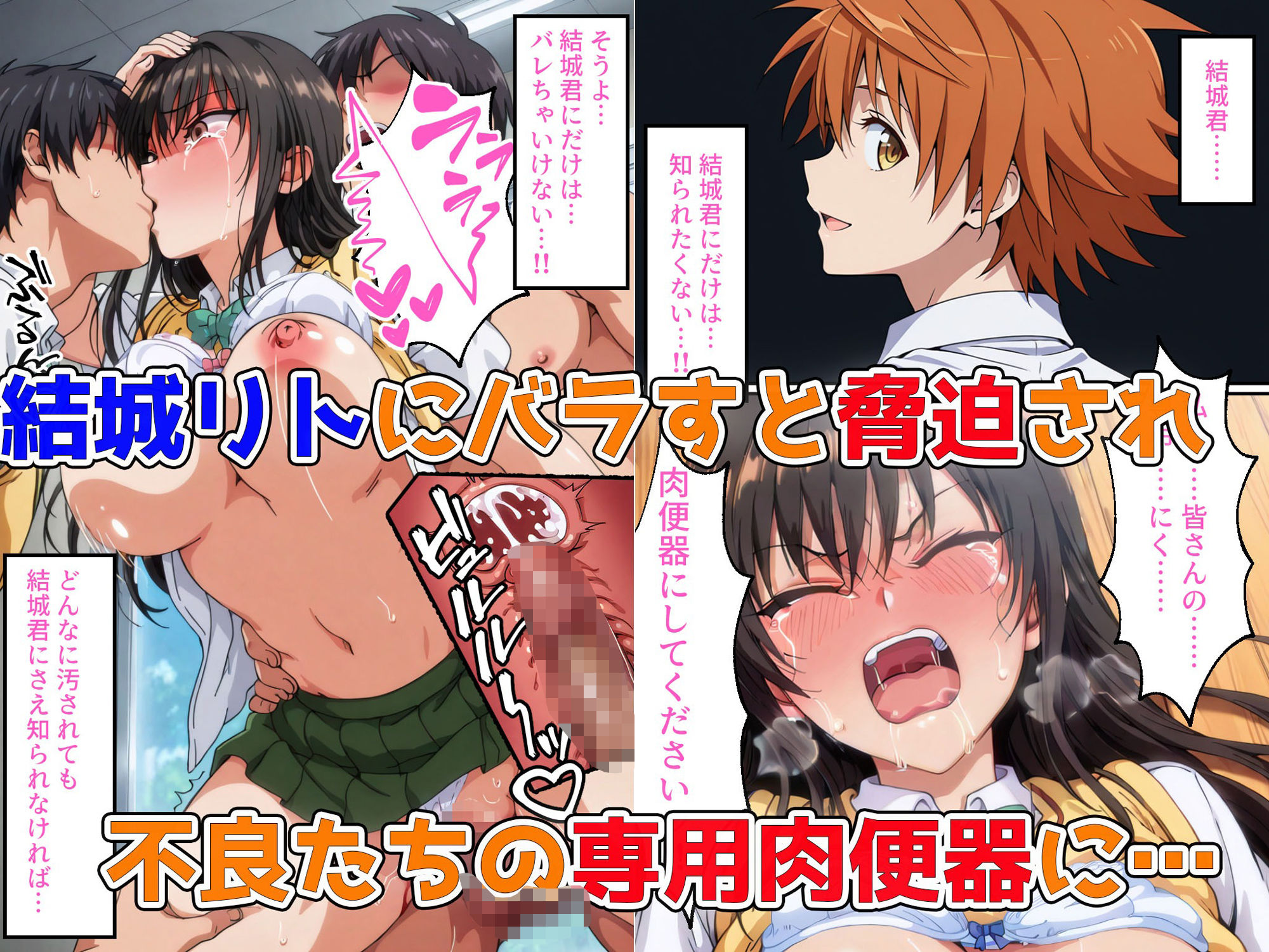 サンプル画像2:ToL●VEる陵● 古手川と六人の美少女 〜学園で脅迫陵●種付け祭り〜(ひげんじつ倶楽部) [d_538120]