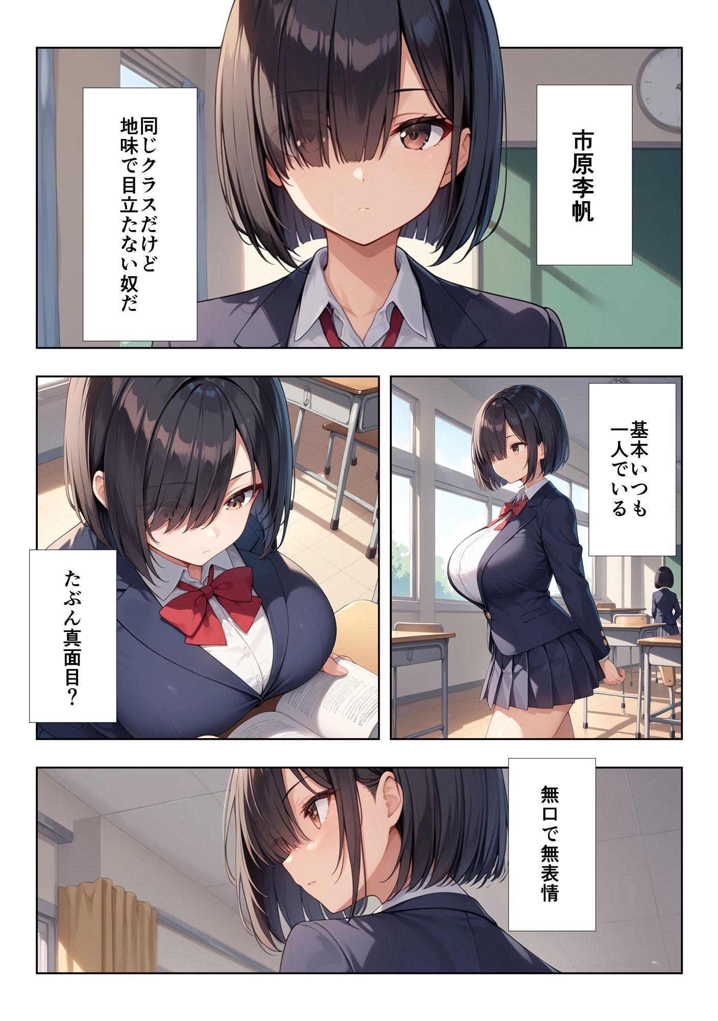 地味巨乳ちゃんの秘密の趣味の画像6