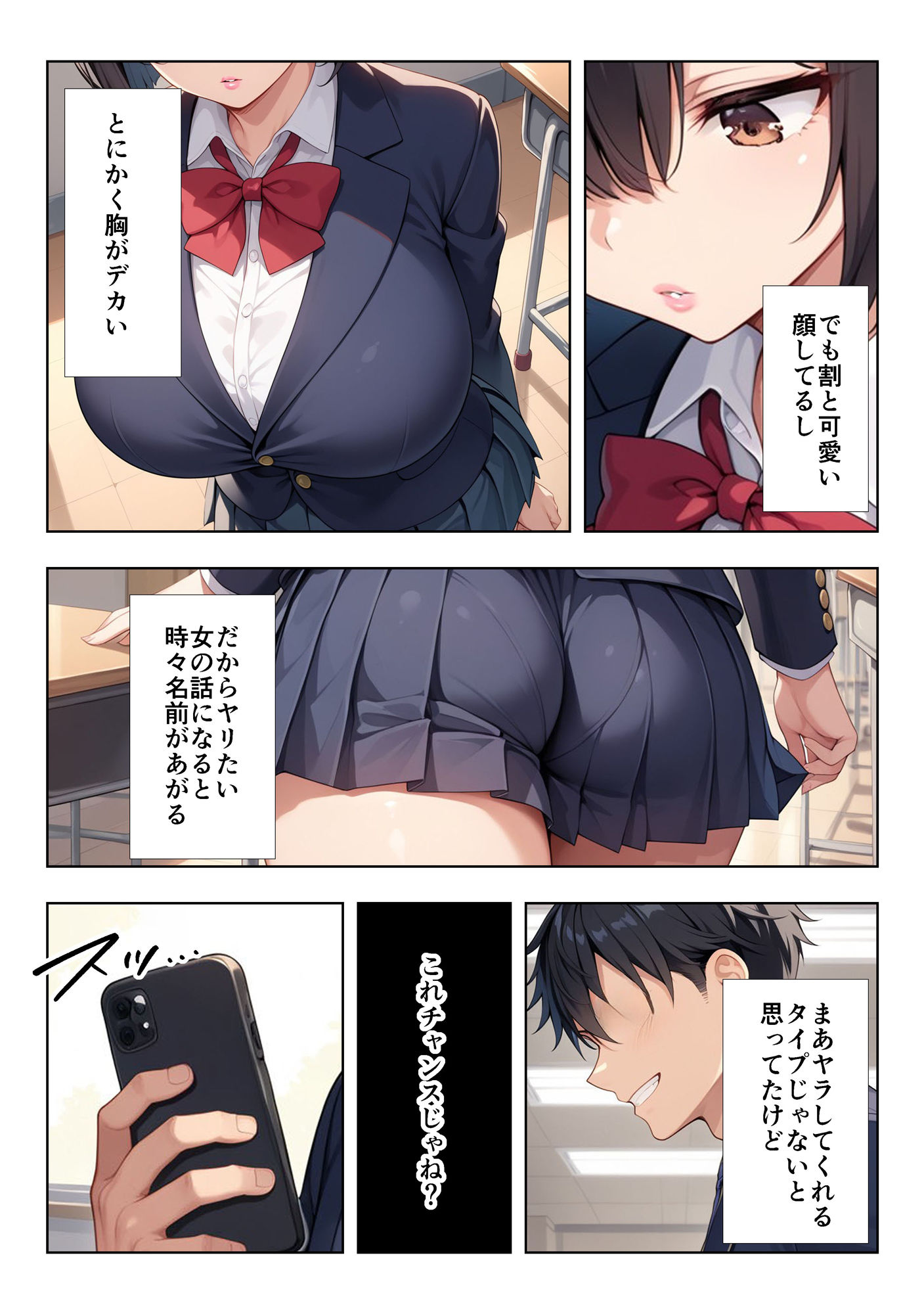 地味巨乳ちゃんの秘密の趣味の画像7