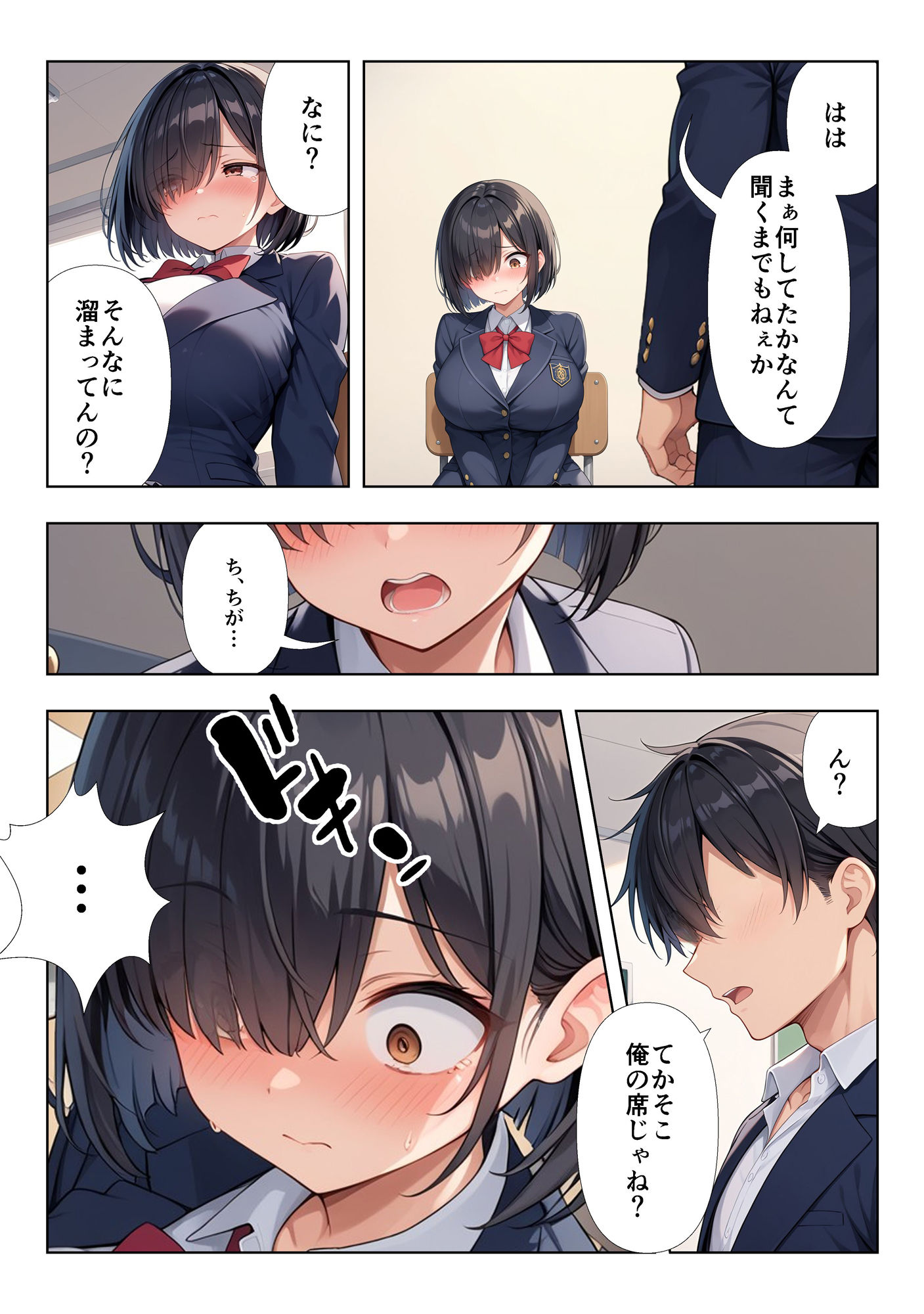 地味巨乳ちゃんの秘密の趣味の画像9