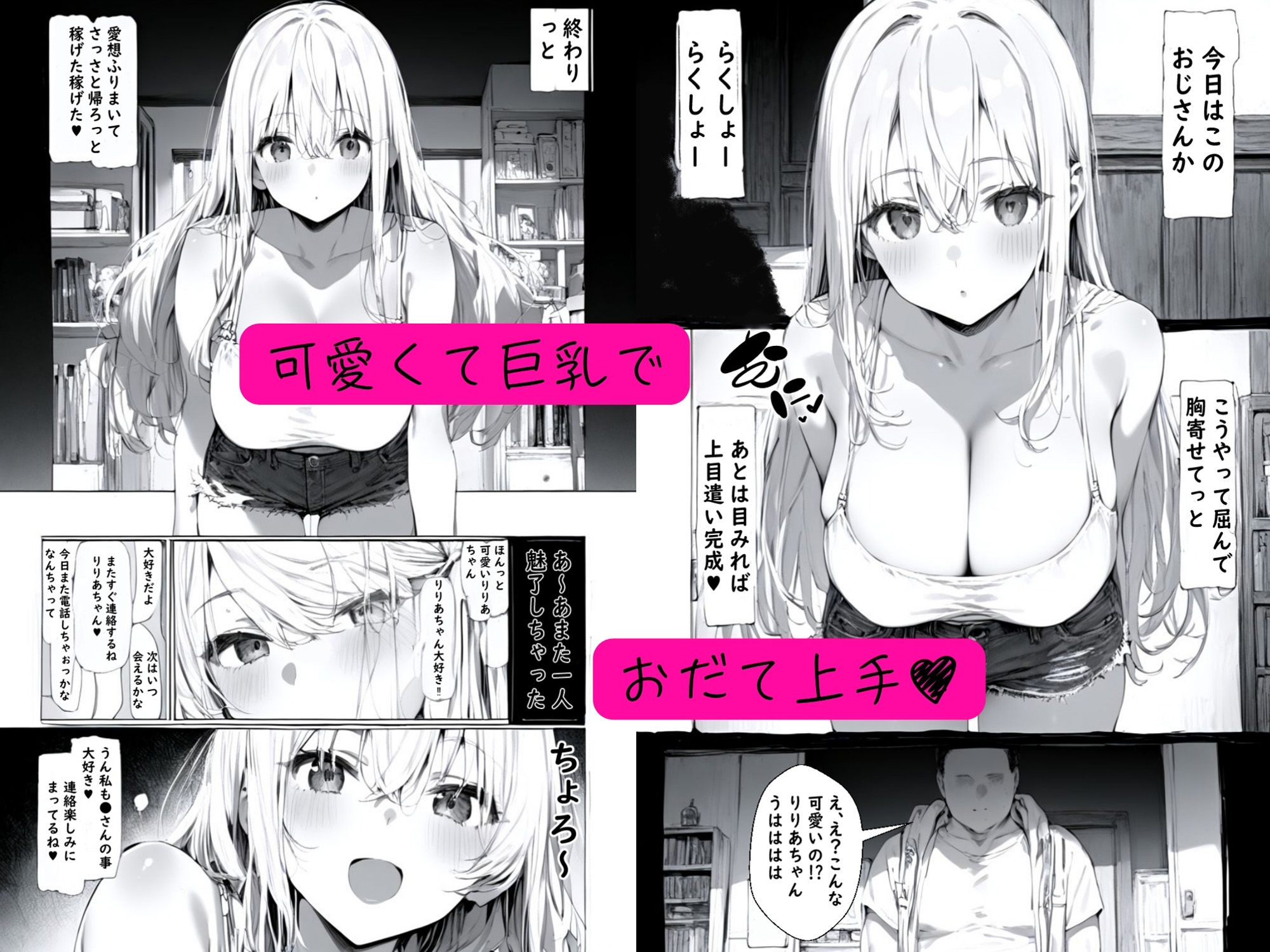 サンプル画像2:無敵のパパ活女子りりあちゃんが負ける話(ゆゆの森) [d_539203]