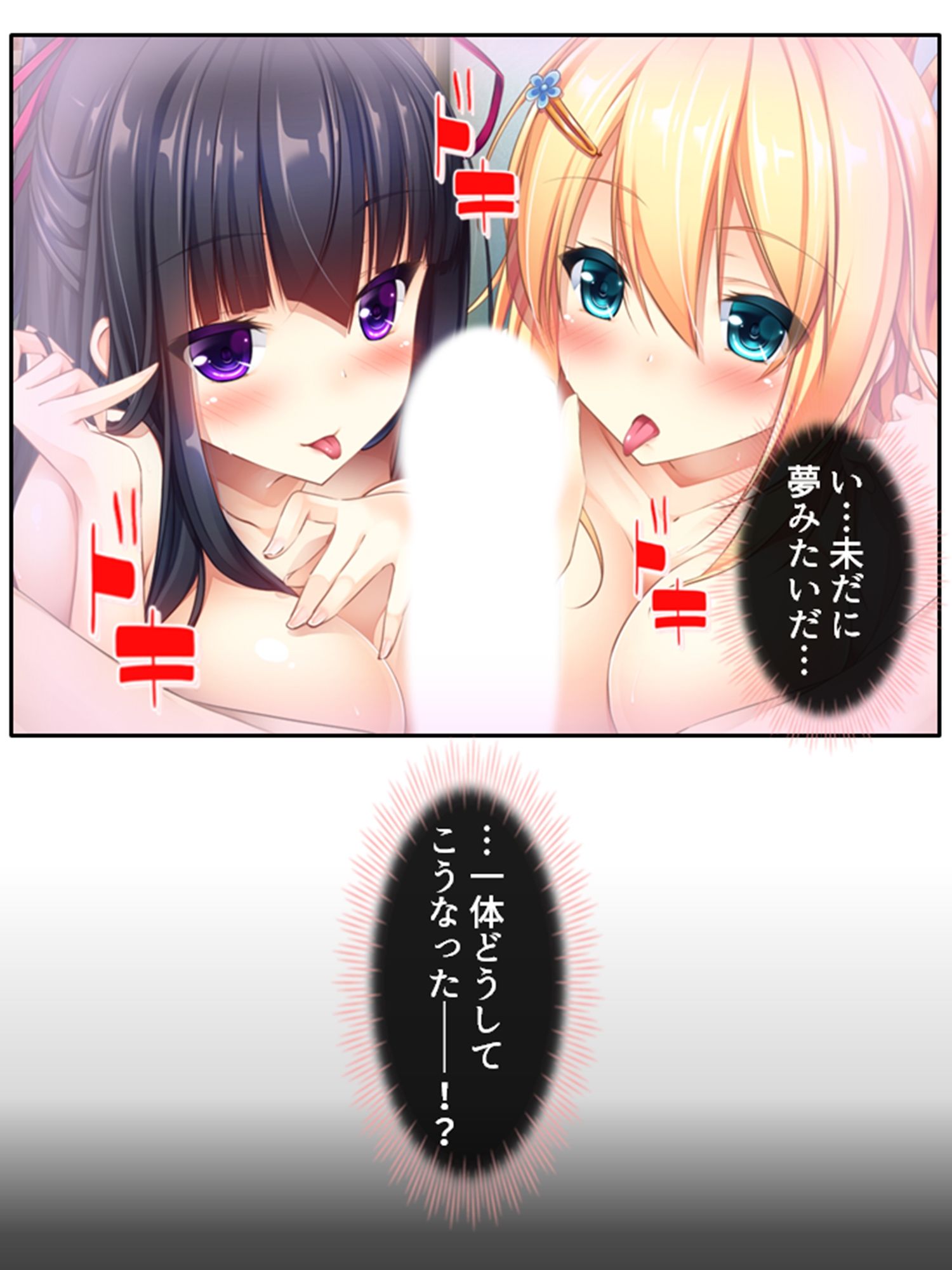 サンプル画像1:二人の嫁が競う様に俺の子種を求めてきてもう限界！  ＜総集編＞(悶々堂) [d_539272]