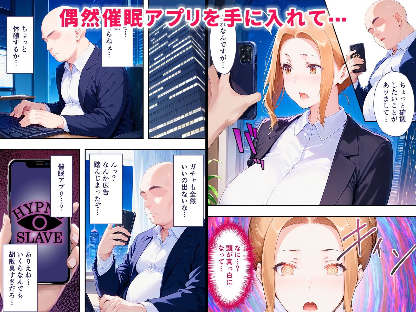 サンプル画像2:橘さんが無能部下に催●アプリで寝取られメス堕ちして孕まされる話(ぶるーと) [d_540639]