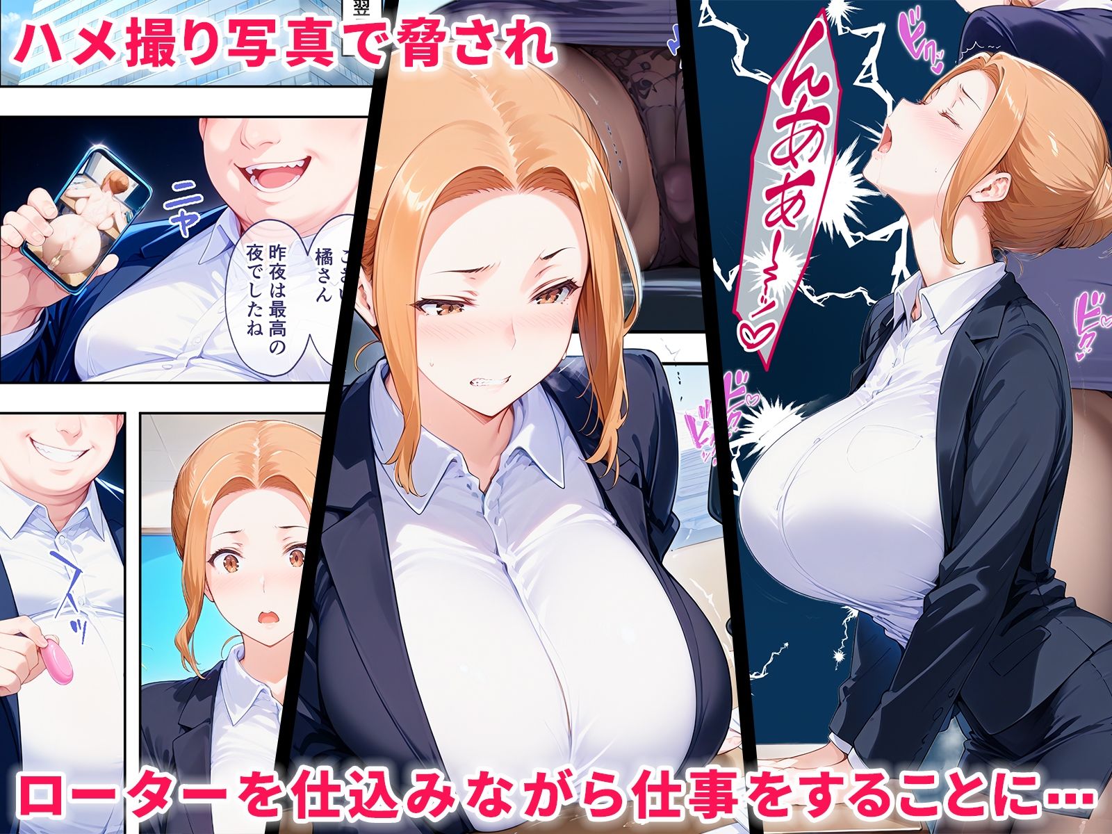 サンプル画像5:橘さんが無能部下に催●アプリで寝取られメス堕ちして孕まされる話(ぶるーと) [d_540639]