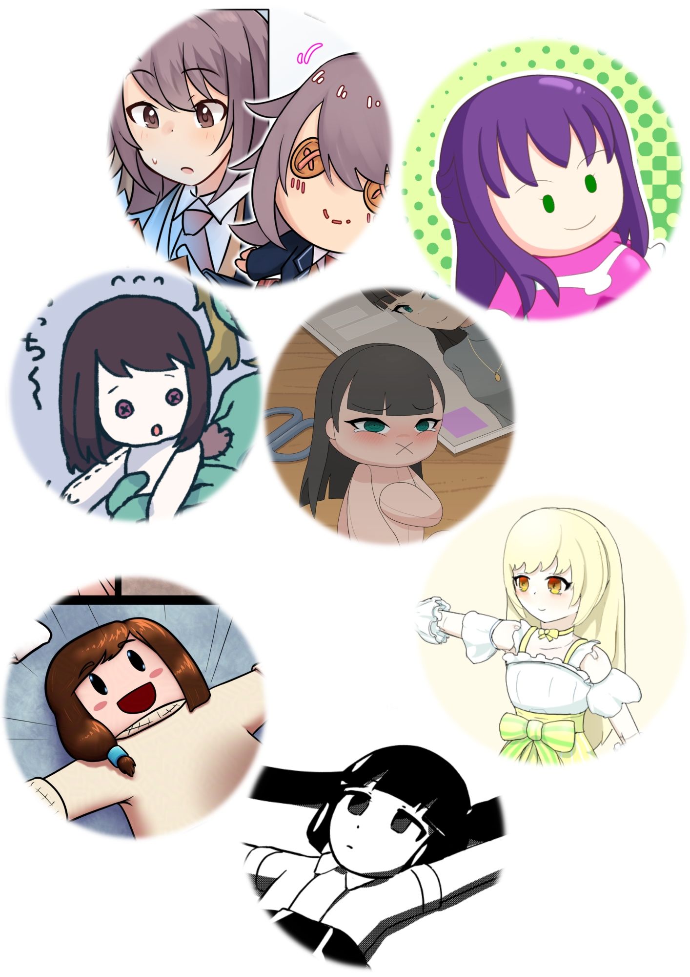 サンプル画像3:人形じゃないのに。（人形化娘合同）(潜推工廠) [d_541841]