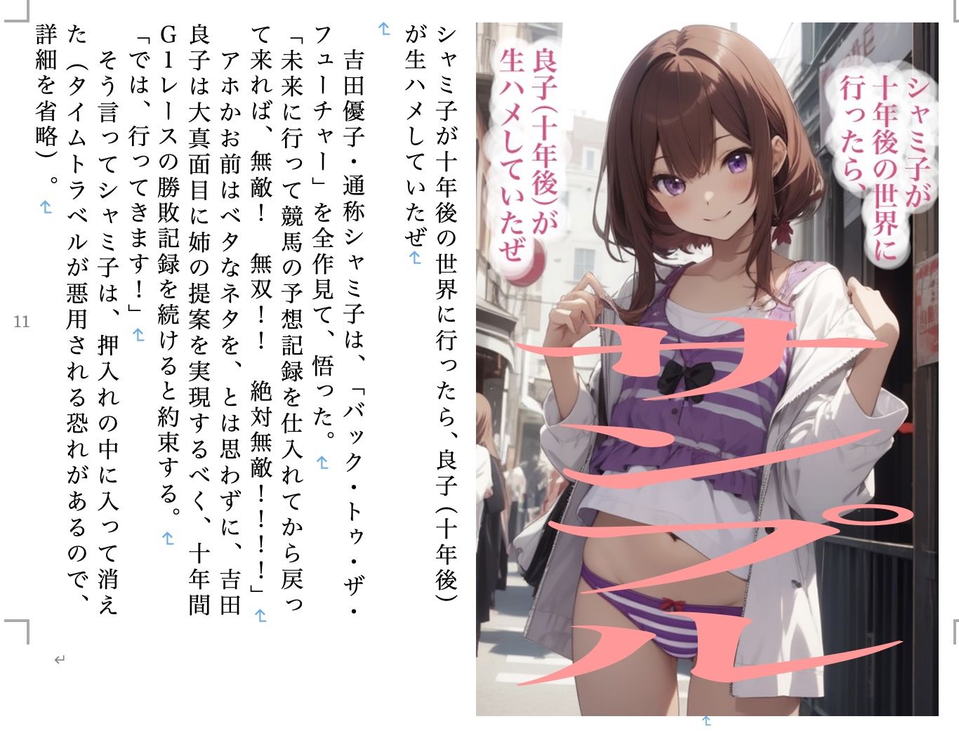 サンプル画像4:虹かけ誌    まちカドまぞく1 家計の足しに買ってください(九情承太郎商店) [d_542117]