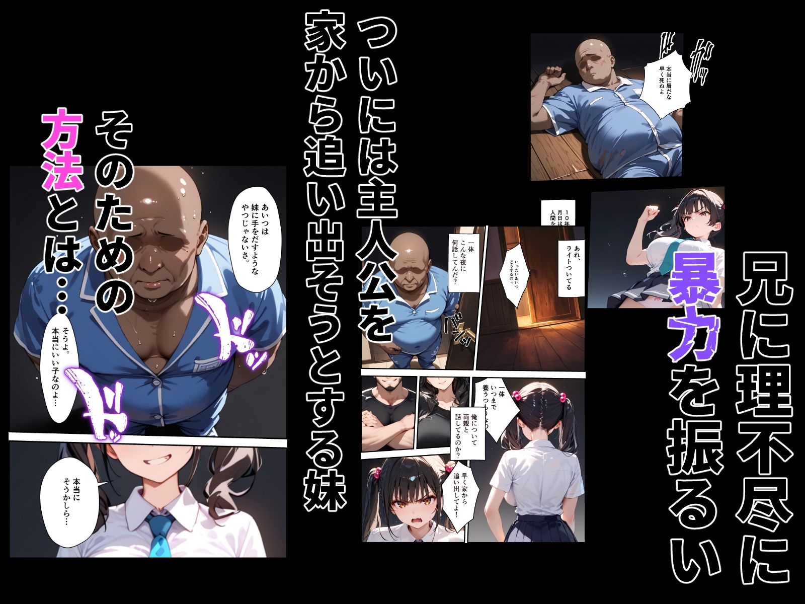 サンプル画像2:俺を挑発してくる生意気な妹をわからせる話(バベル太郎) [d_542888]