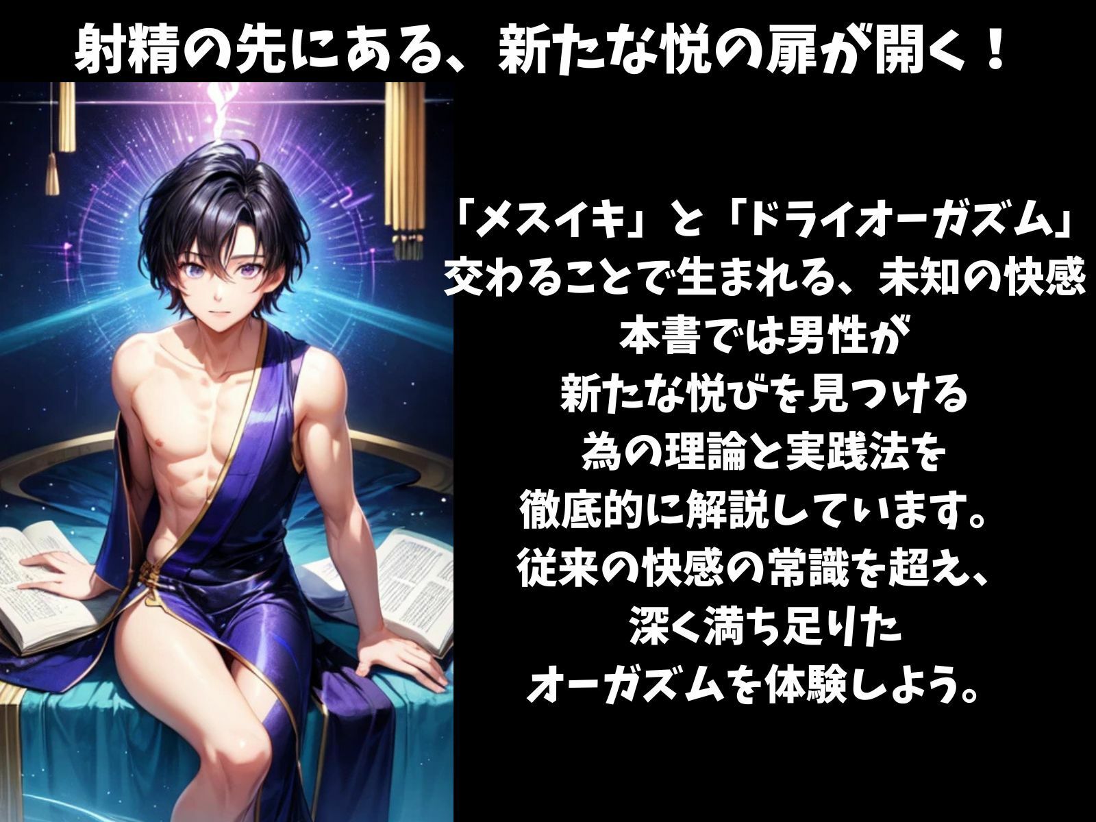 サンプル画像1:メスイキとドライオーガズムの交差点:男の新たな悦び探求(ヒメゴト) [d_543636]