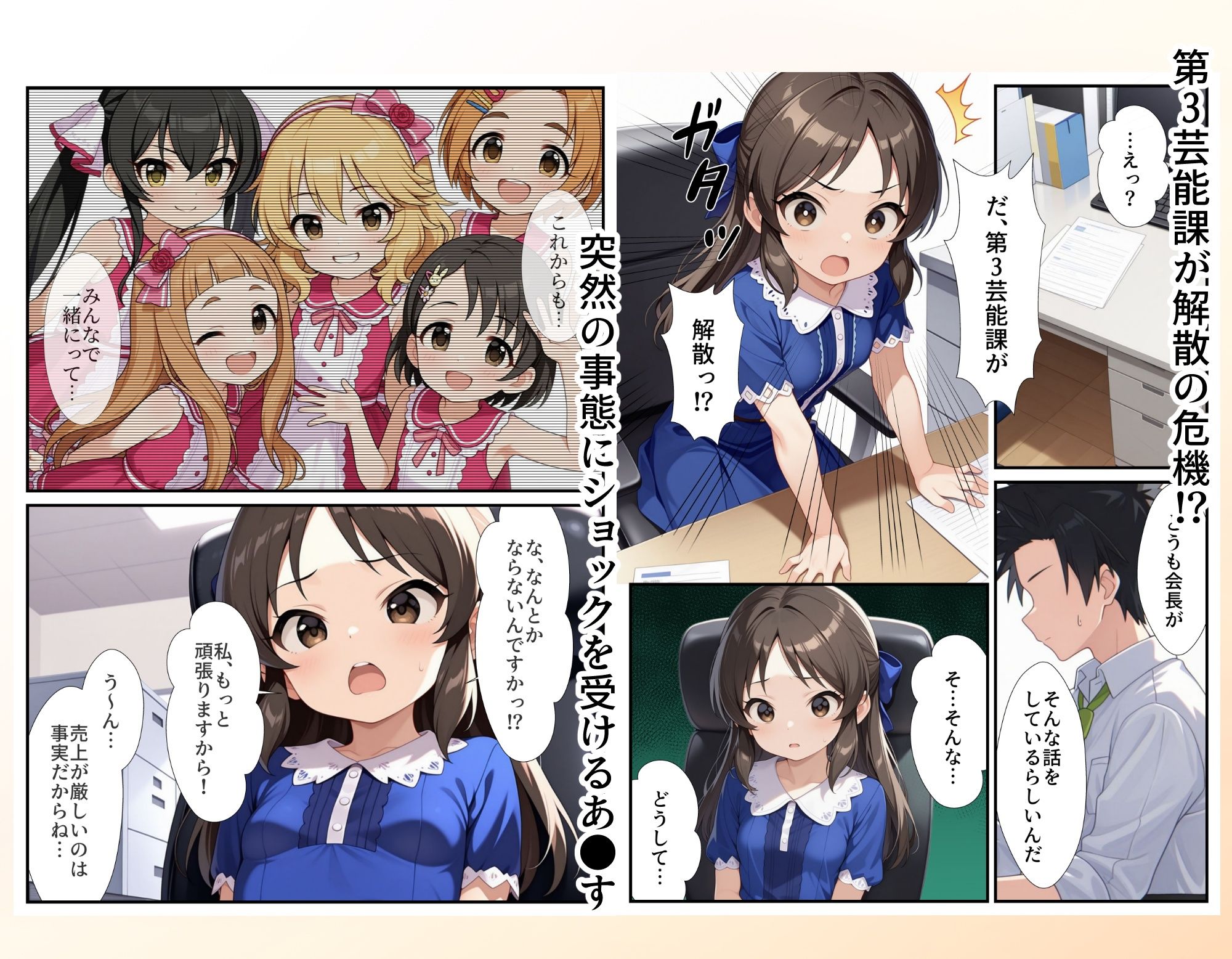 サンプル画像1:仕事を選んでられないアイドルがエッチな撮影に挑戦したら快楽におぼれちゃったお話(Nick) [d_544801]