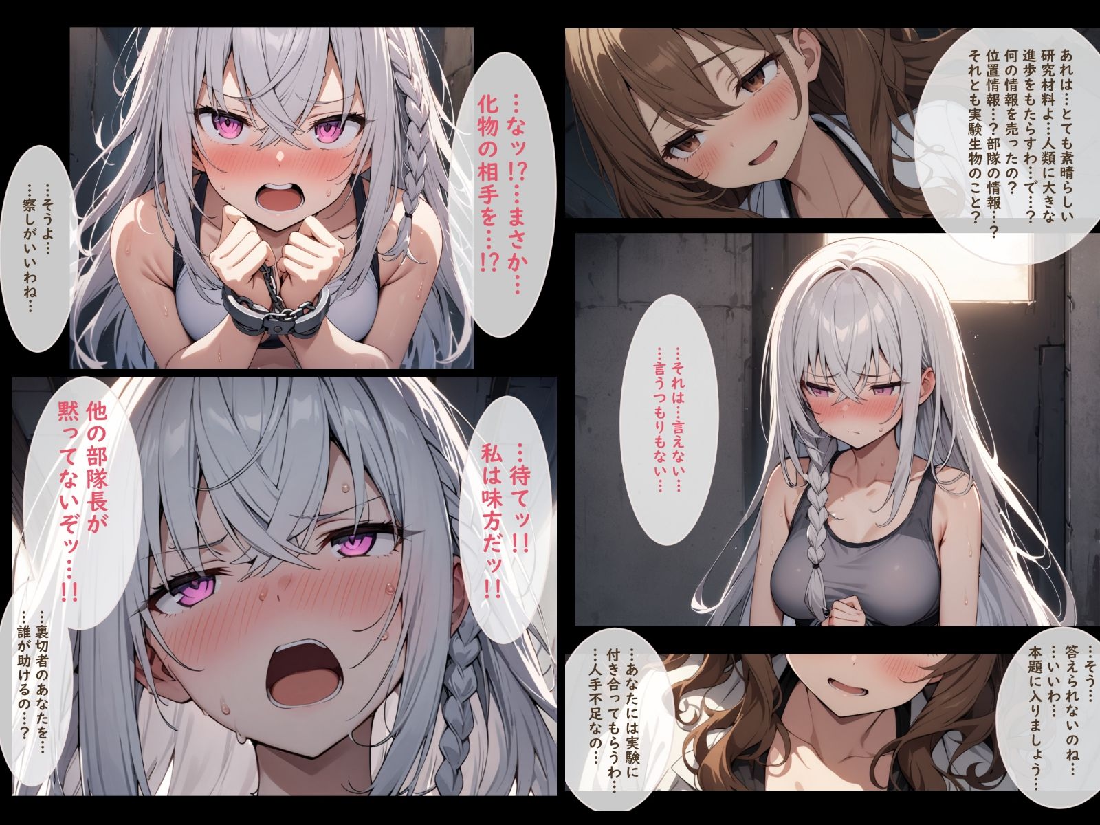 武装少女が触手に襲われたりふたなりになったりする話の画像8
