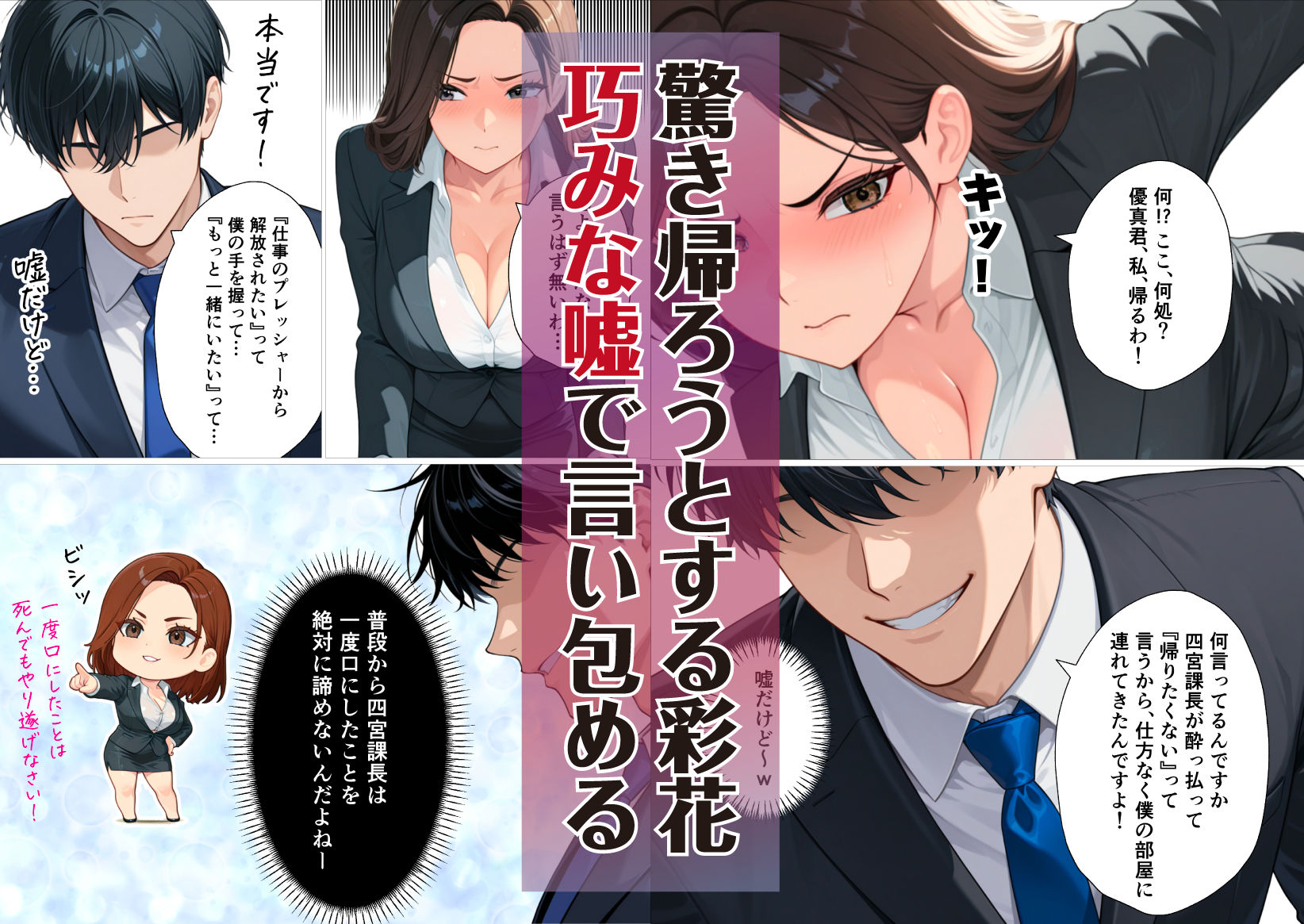 バリキャリで有能すぎる女上司をおねだりするメス犬にしました。のサンプル画像 6