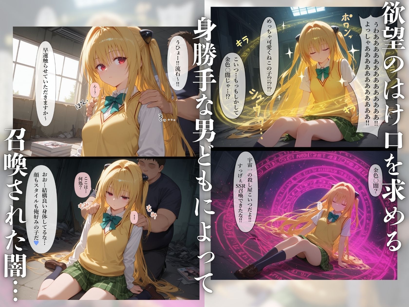 凌●召喚 召喚ヒロインには人権が無いので好き放題●されました〜金●の闇編〜の画像1