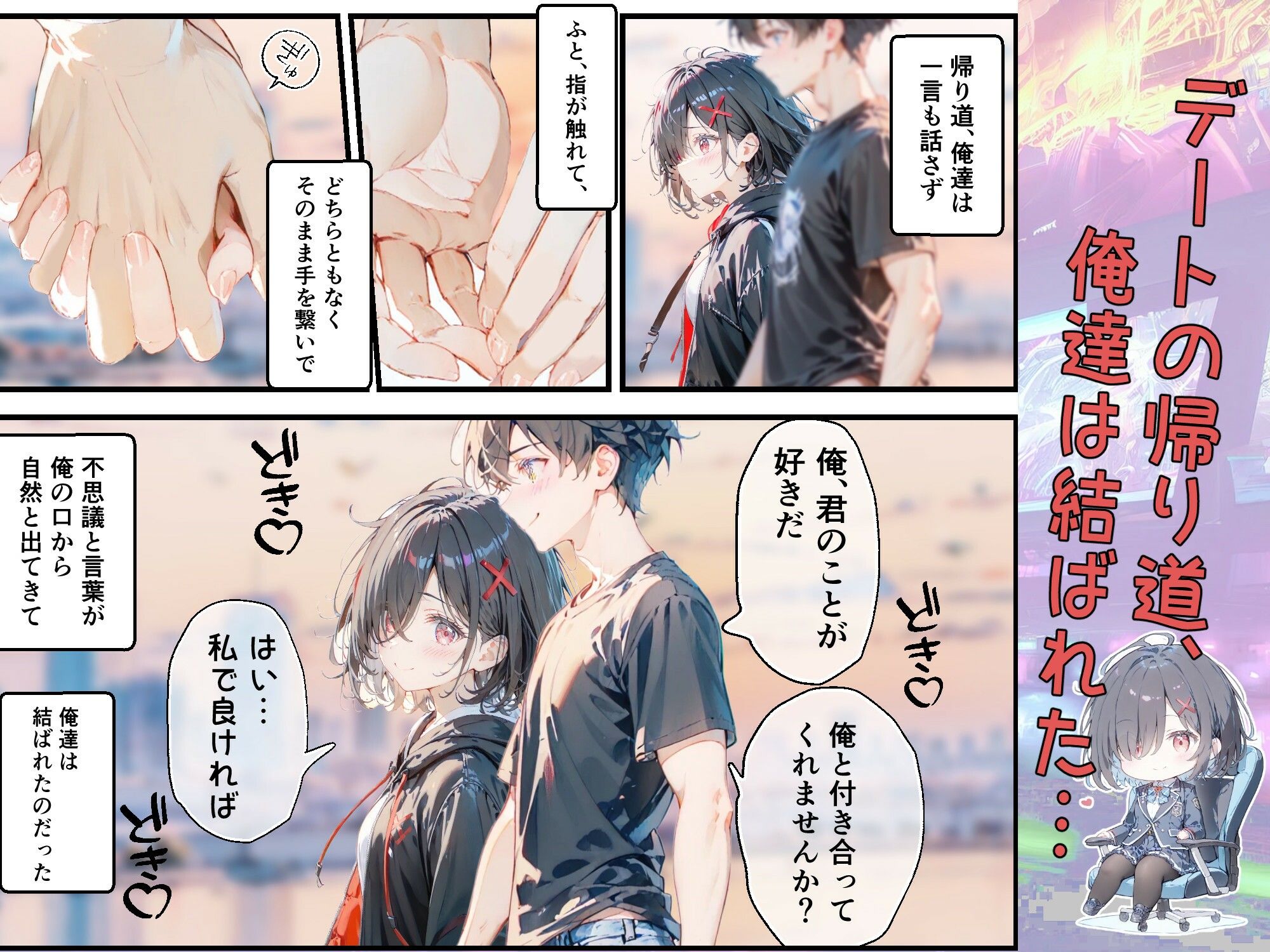 実は推しのVtuberだった地味なクラスメイトと甘々初えっちのサンプル画像 6