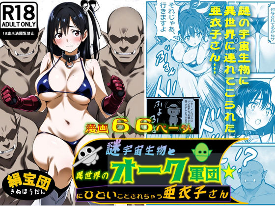 謎宇宙生物と異世界のオーク軍団にひどいことされちゃう亜衣子さんの商品画像