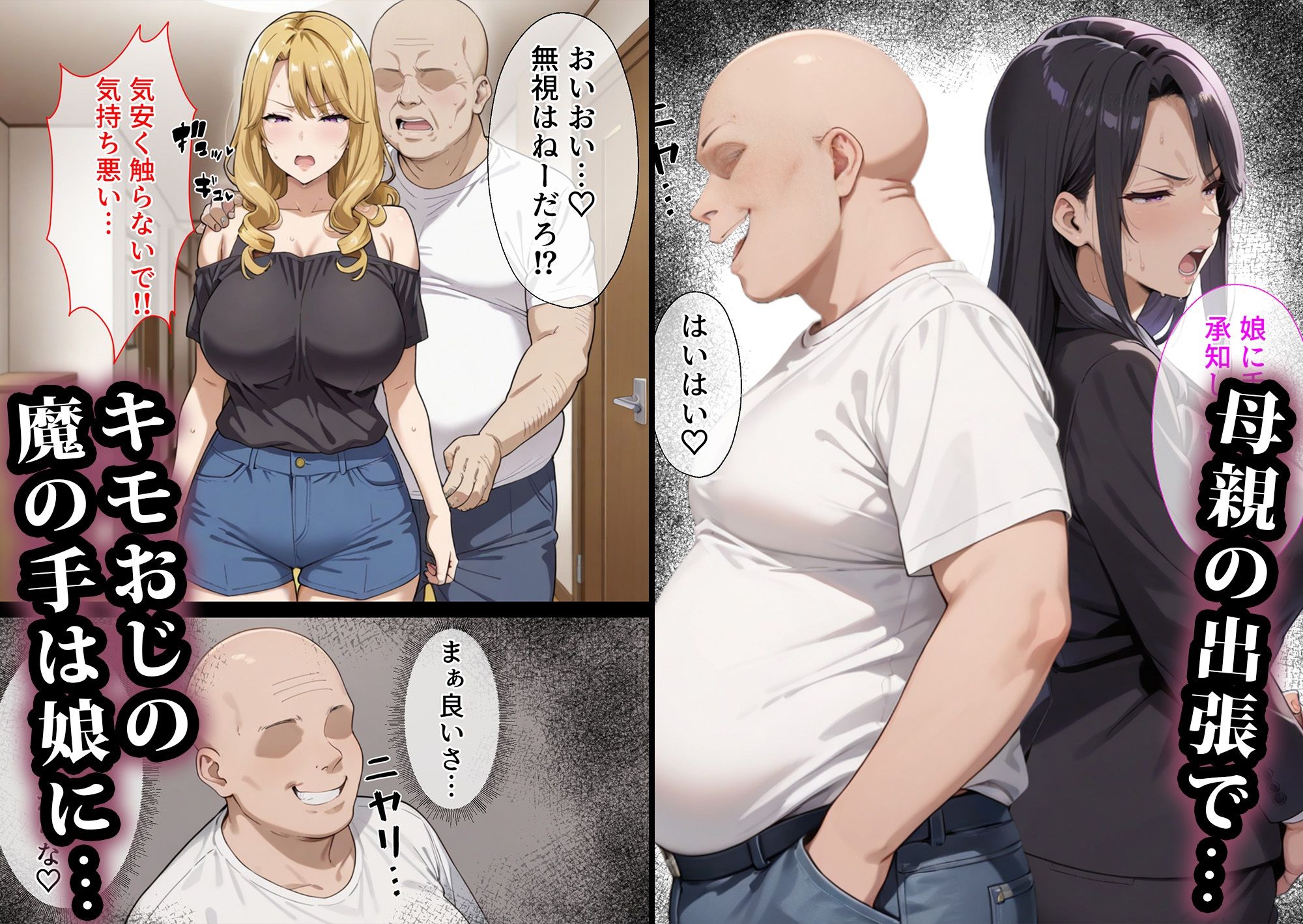 キモおじに寝取られた母娘〜高飛車親子編の画像6