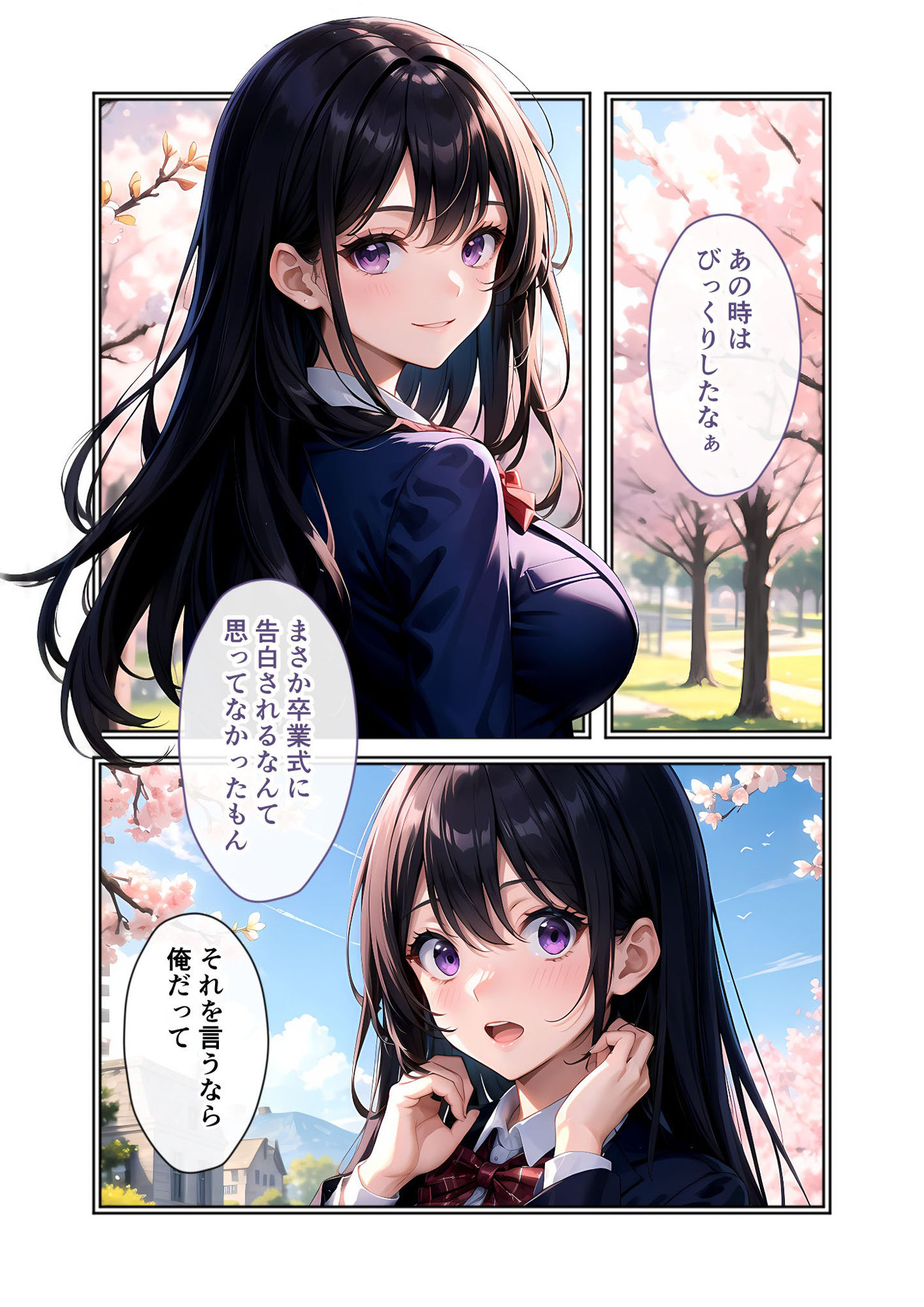 いちゃLOVE純情ベッドルーム〜思い出の卒業式、制服姿の彼女と青春ときめきエッチ〜の画像6