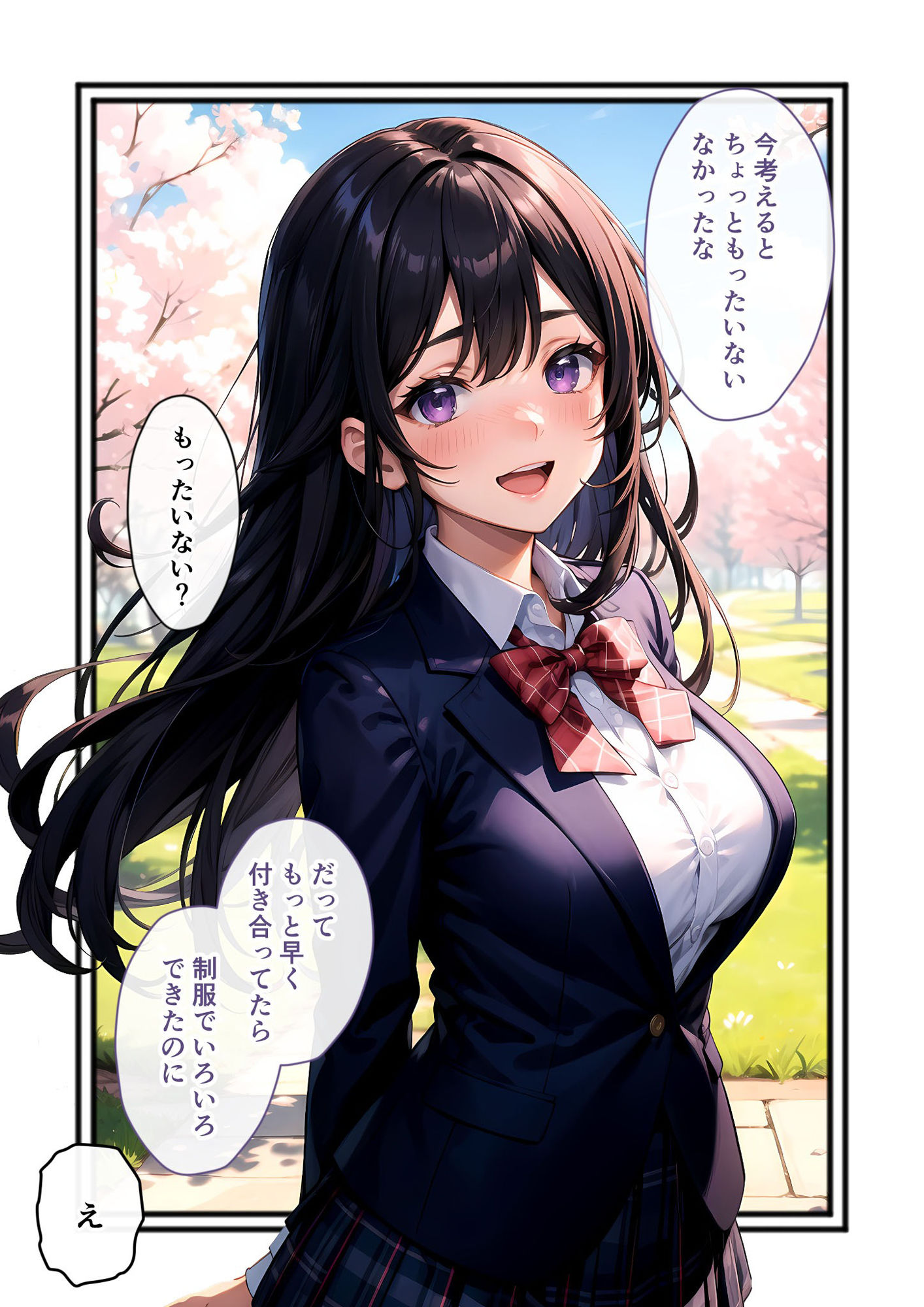 いちゃLOVE純情ベッドルーム〜思い出の卒業式、制服姿の彼女と青春ときめきエッチ〜の画像8