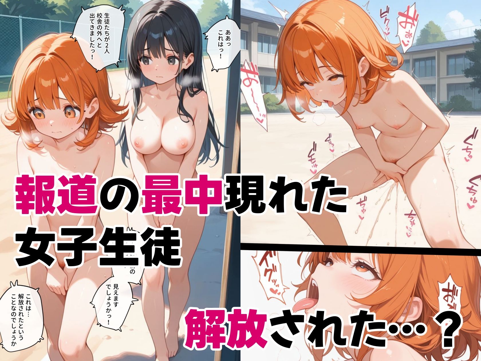 学校を占拠したテロリストがド変態だったらの画像8