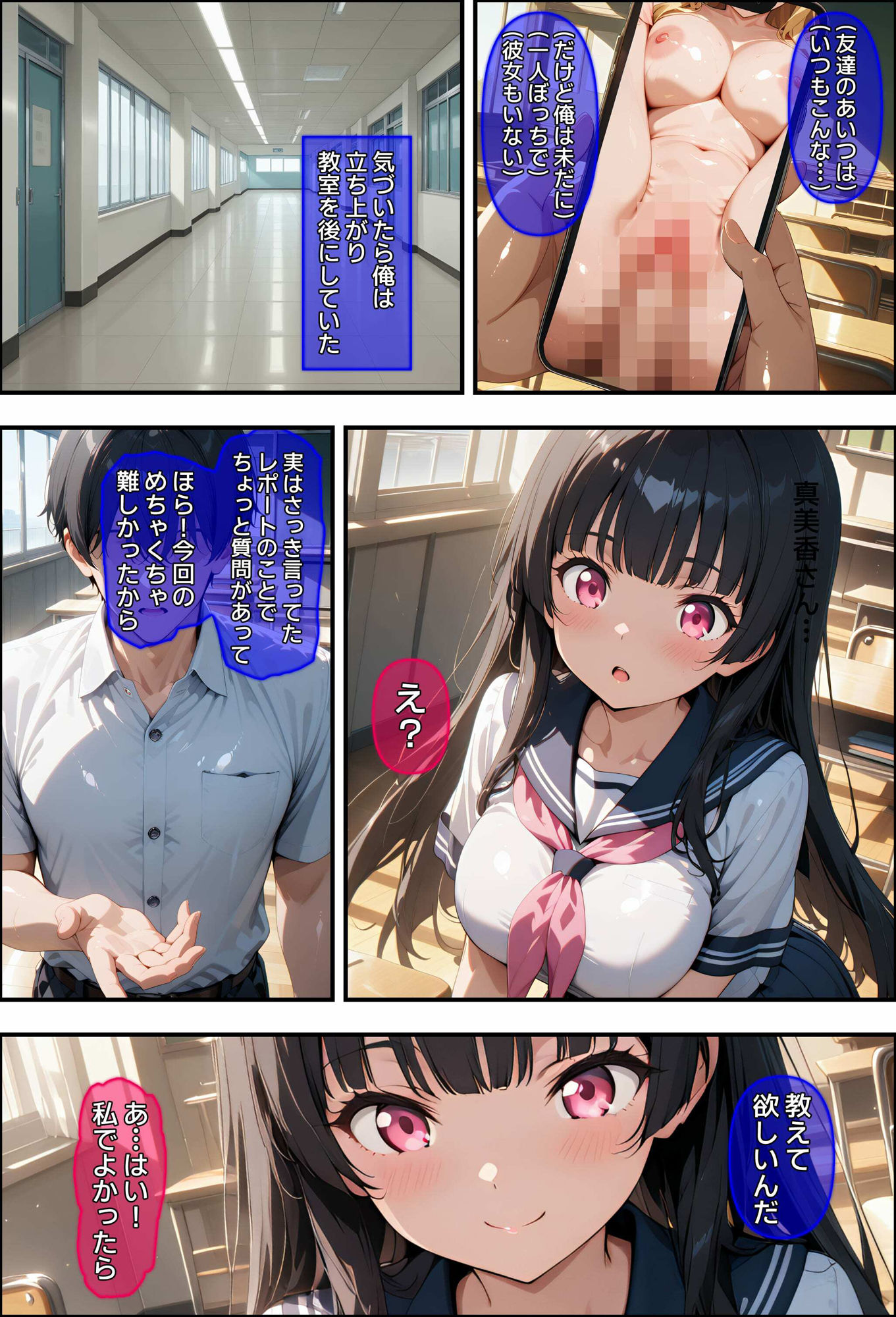 【漫画】処女の陰キャJ〇を壊した日の画像6