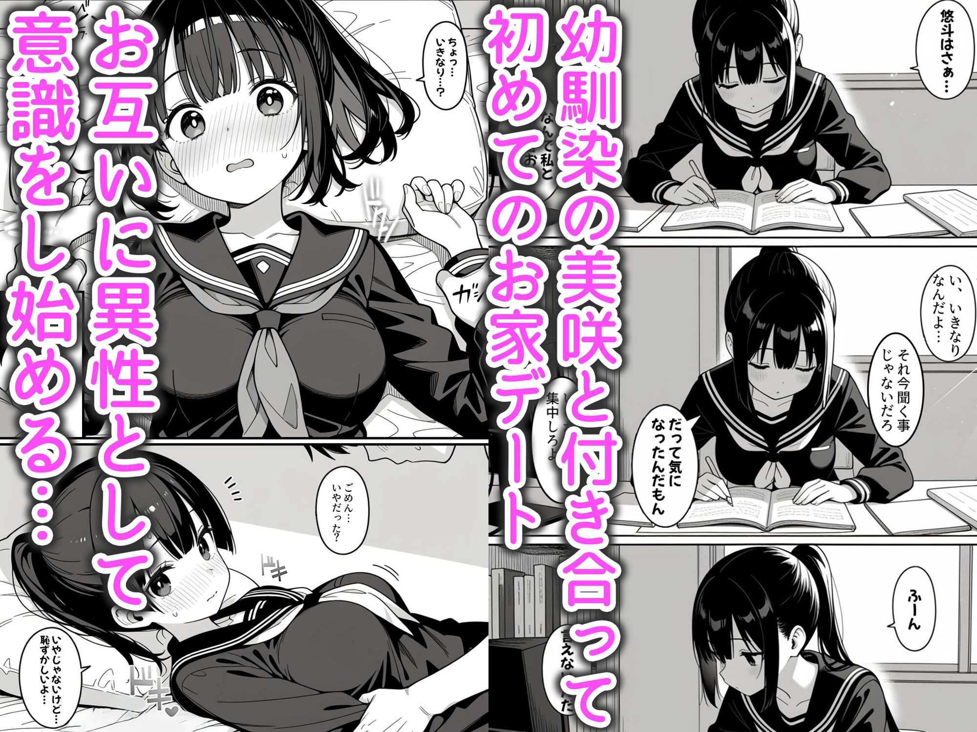 幼馴染とドキドキえっち始めました。の画像1