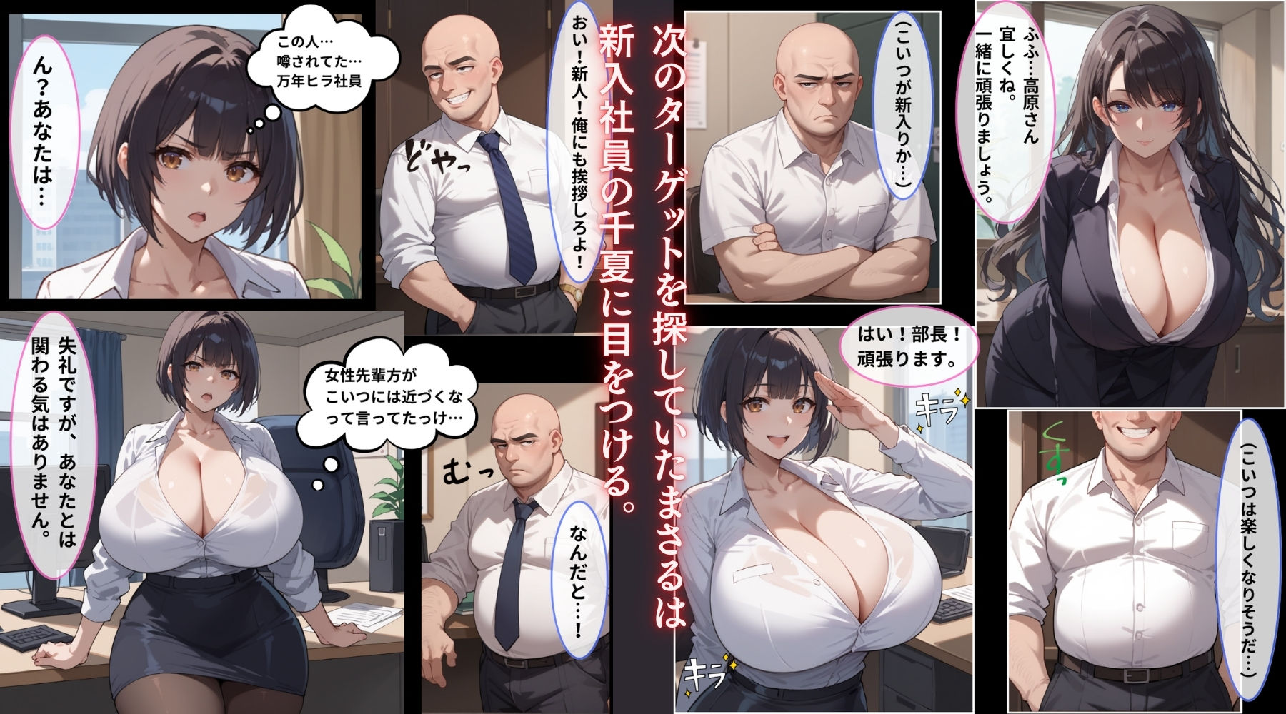 催●支配 万年ヒラ社員の俺を馬鹿にする生意気巨乳新入社員が来たので新人裏研修でメス堕ちさせてみた。の画像4