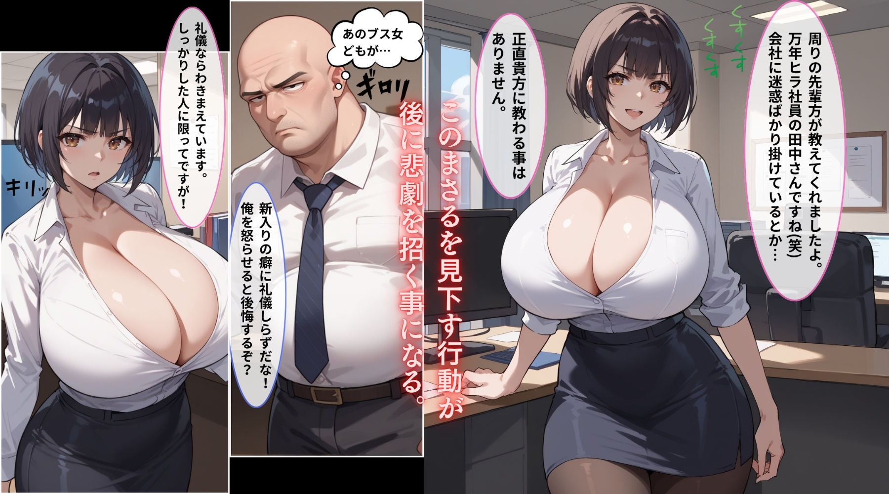 催●支配 万年ヒラ社員の俺を馬鹿にする生意気巨乳新入社員が来たので新人裏研修でメス堕ちさせてみた。の画像5