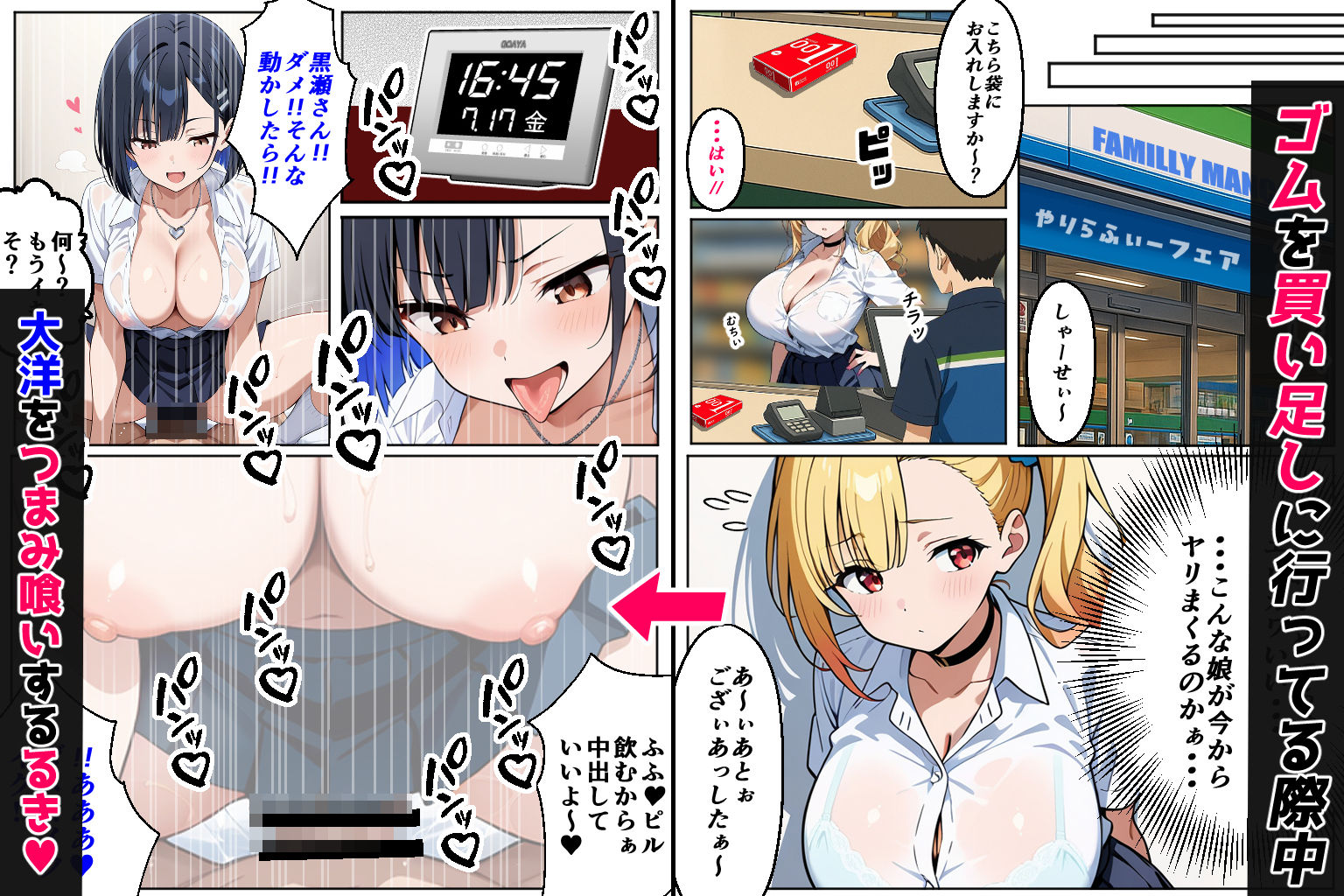 2人のギャルに囲まれて(コミック106p)の画像9