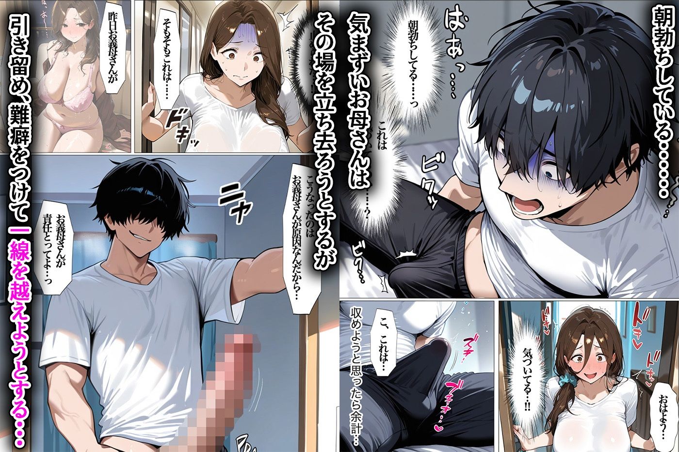 初恋のお母さん 無防備な爆乳お母さに巨大ちんぽで犯し続け種付けの画像6