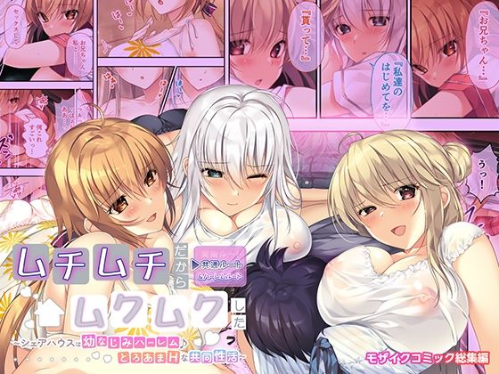 ムチムチだからムクムクした 〜シェアハウスは幼なじみハーレム♪とろあまHな共同性活〜 共通＆ハーレムルート モザイクコミック総集編の商品画像