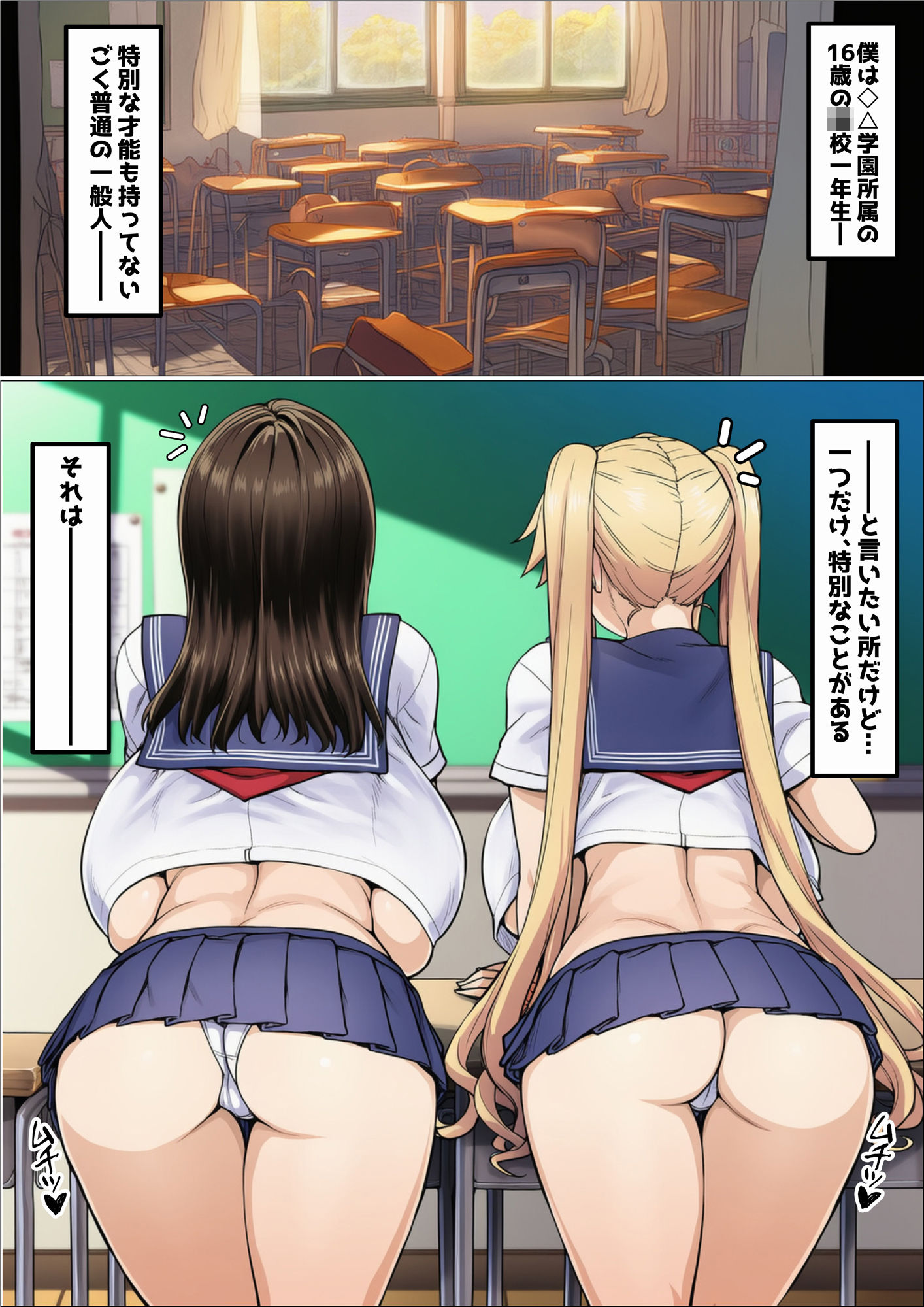 僕のママになってくれた大好きな2人の幼馴染がギャル改造されてNTRされる漫画の画像1