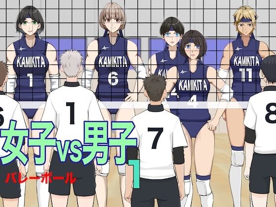 女子vs男子1バレーボールの商品画像