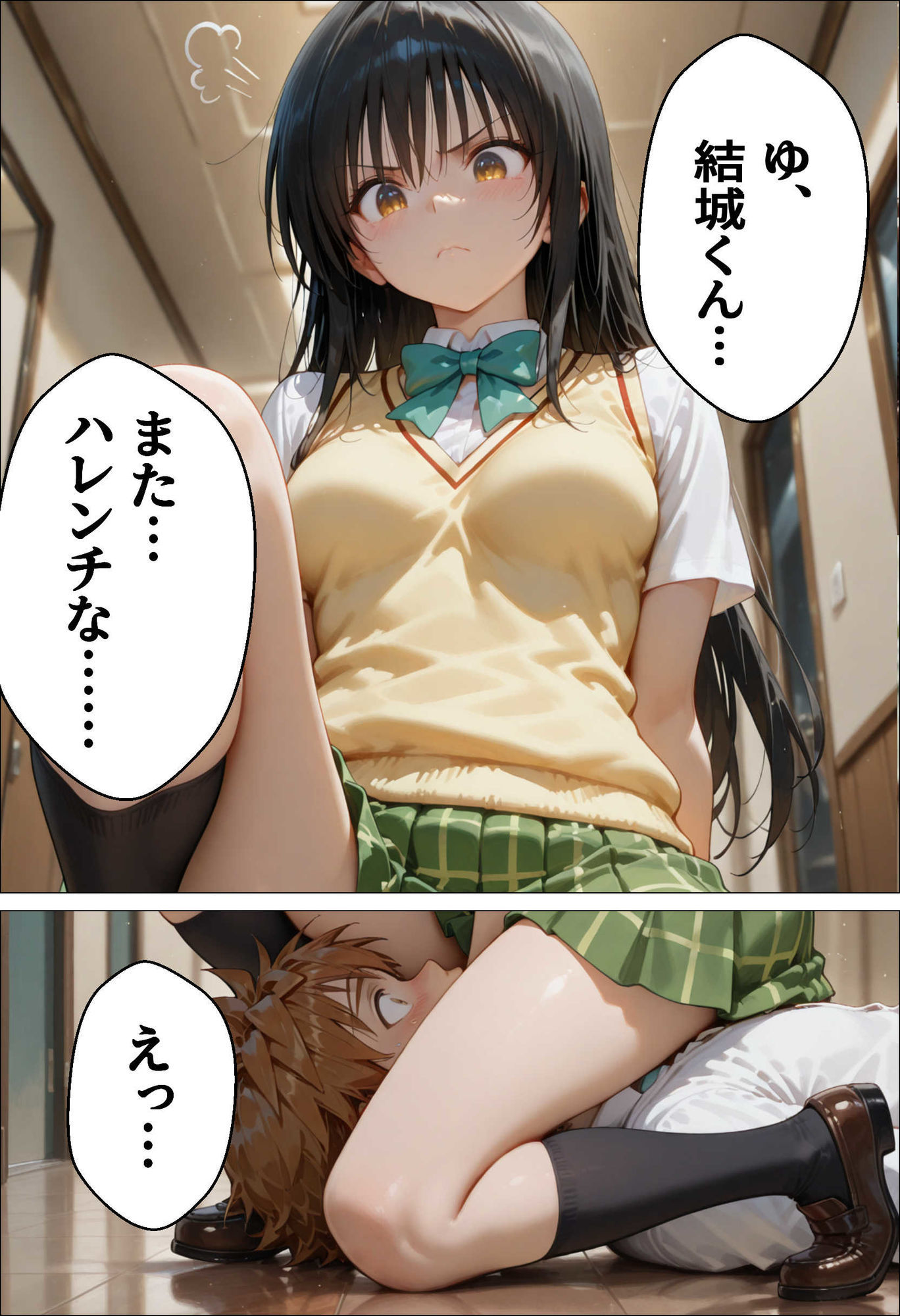 催●種付け学園 緊縛調教ボテ腹肉便器科へようこそ  西連寺〇菜と古〇川唯編の画像6