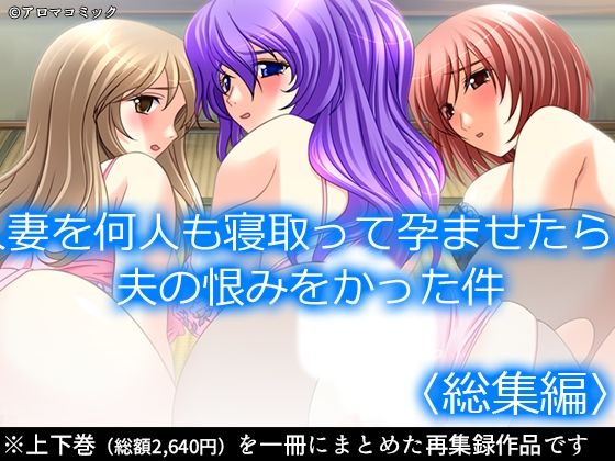 《d_620366》人妻を何人も寝取って孕ませたら、夫の恨みをかった件 <総集編>のパッケージ画像