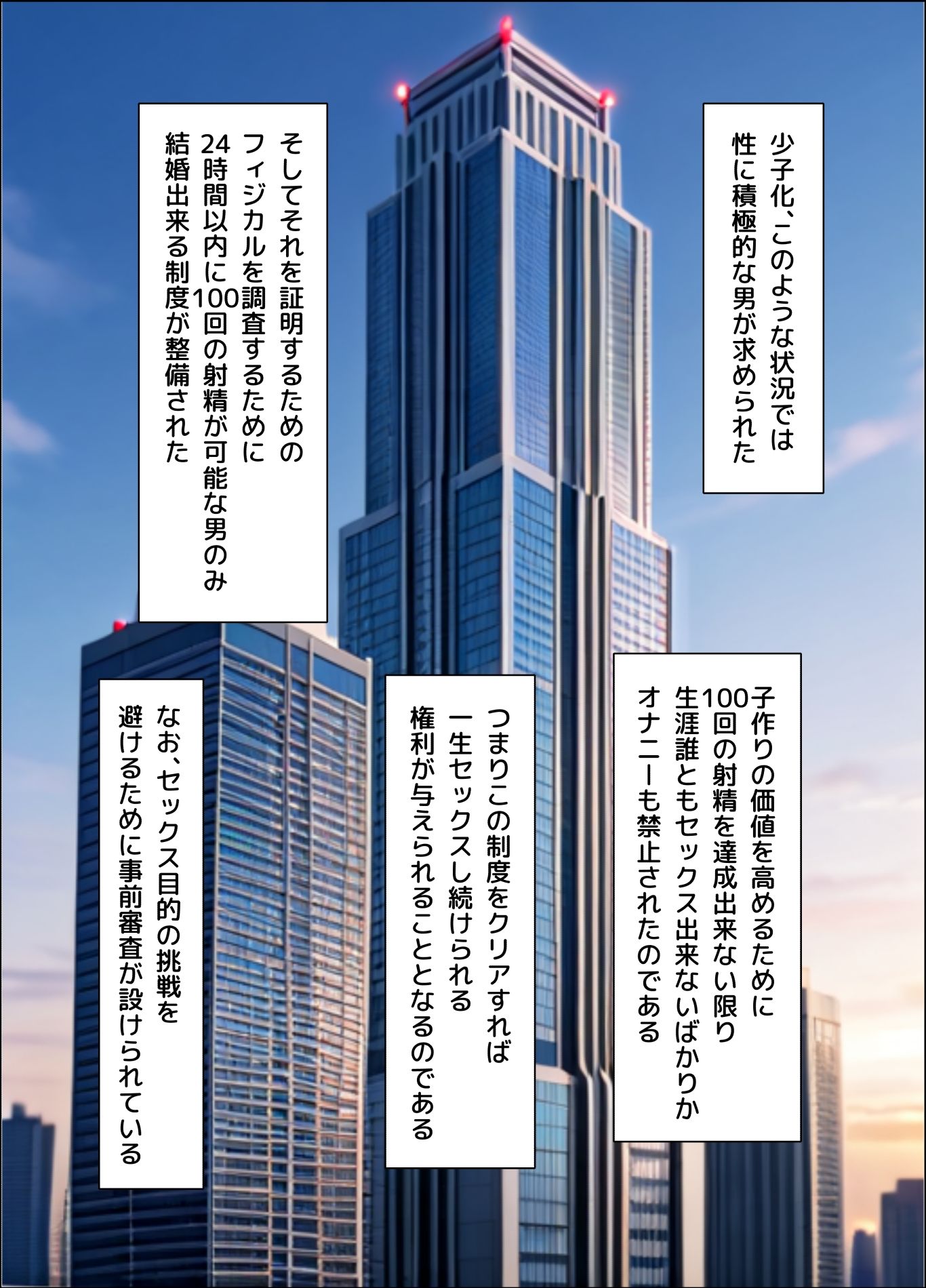 100回射精しないとセックスし続けられない世界の画像1